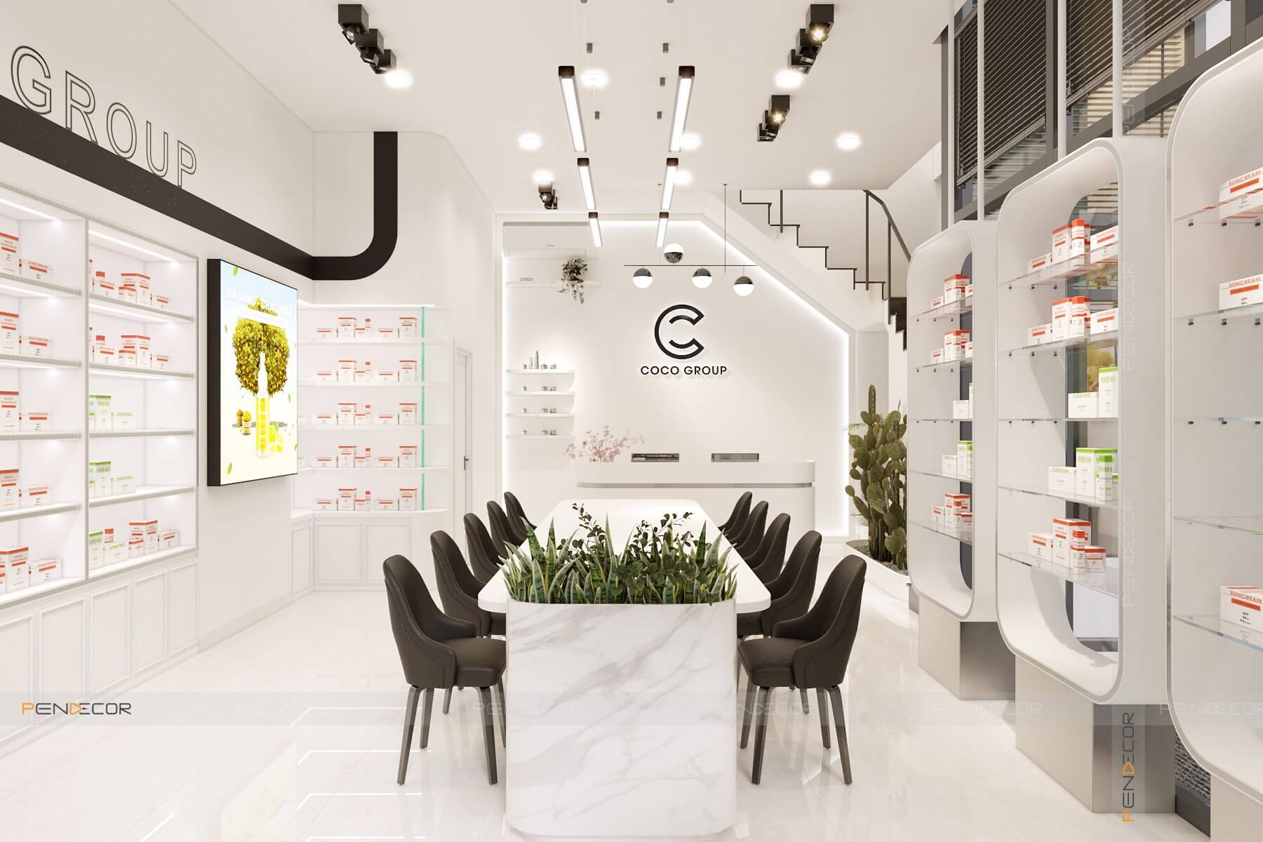 Thiết Kế Showroom Mỹ Phẩm CoCo