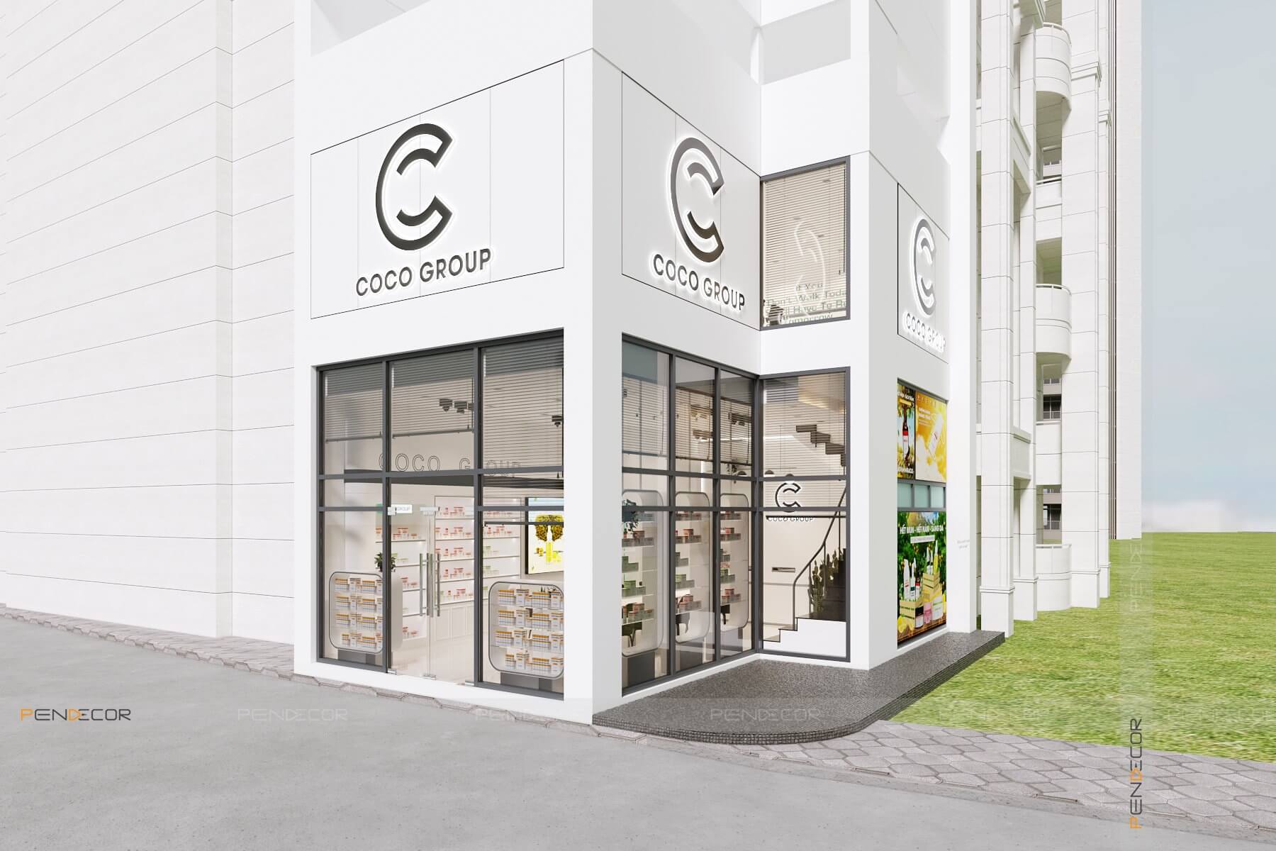 Thiết Kế Showroom Mỹ Phẩm CoCo