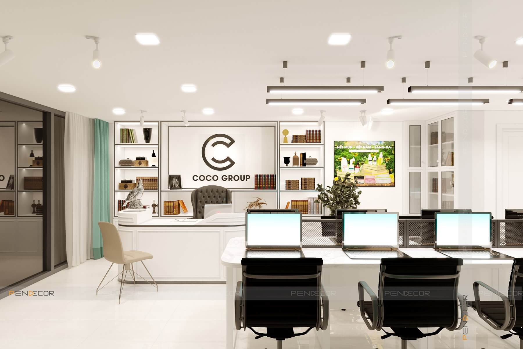 Thiết Kế Showroom Mỹ Phẩm CoCo
