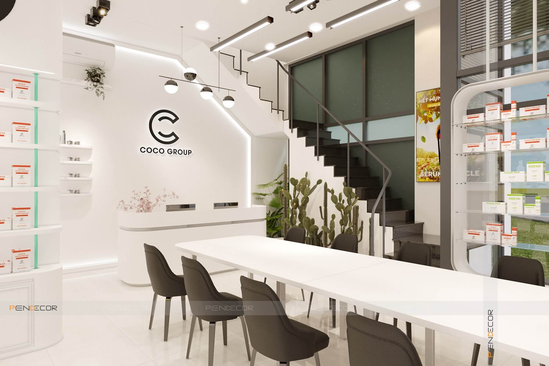 Thiết Kế Showroom Mỹ Phẩm CoCo