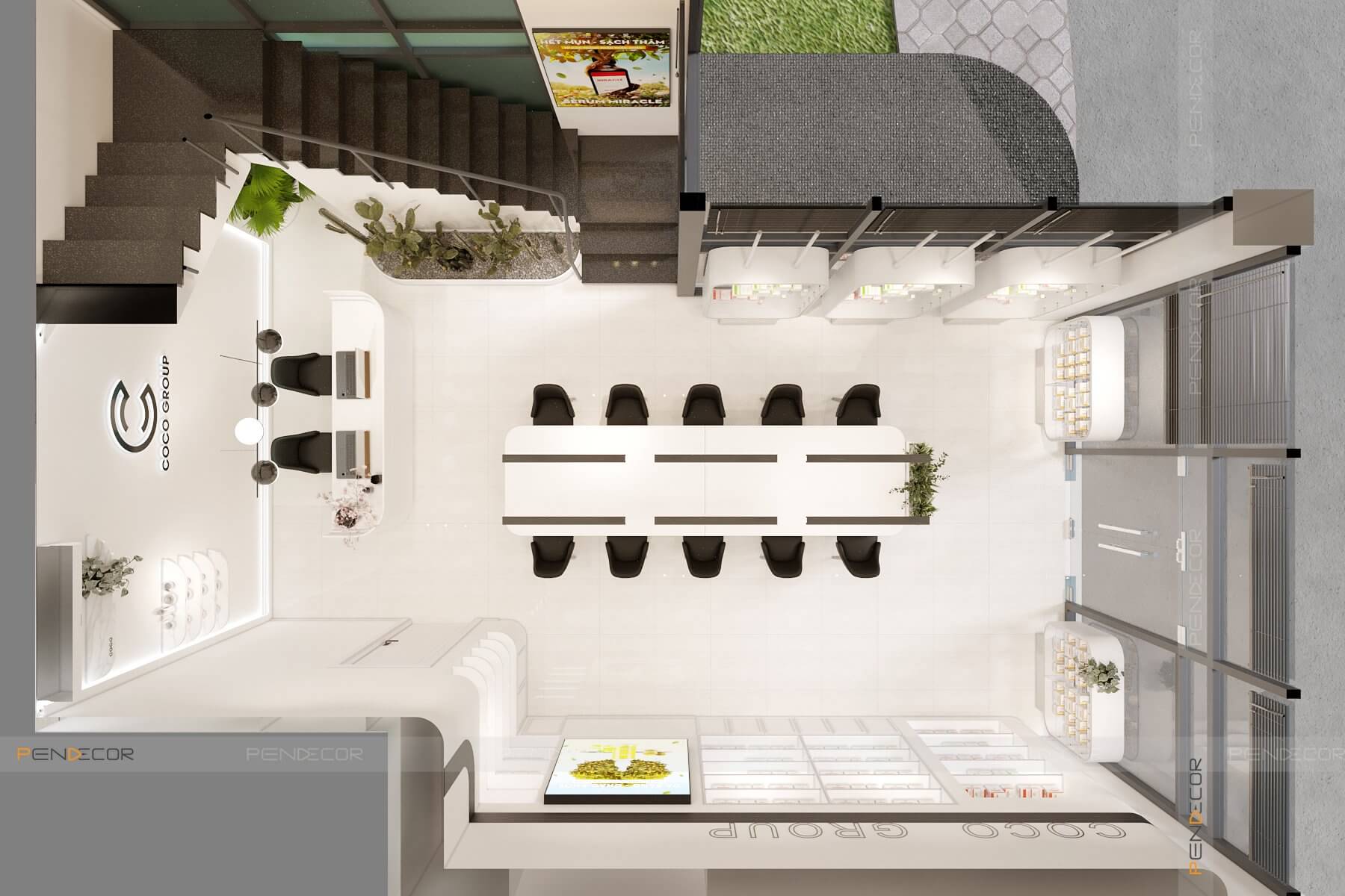 Thiết Kế Showroom Mỹ Phẩm CoCo