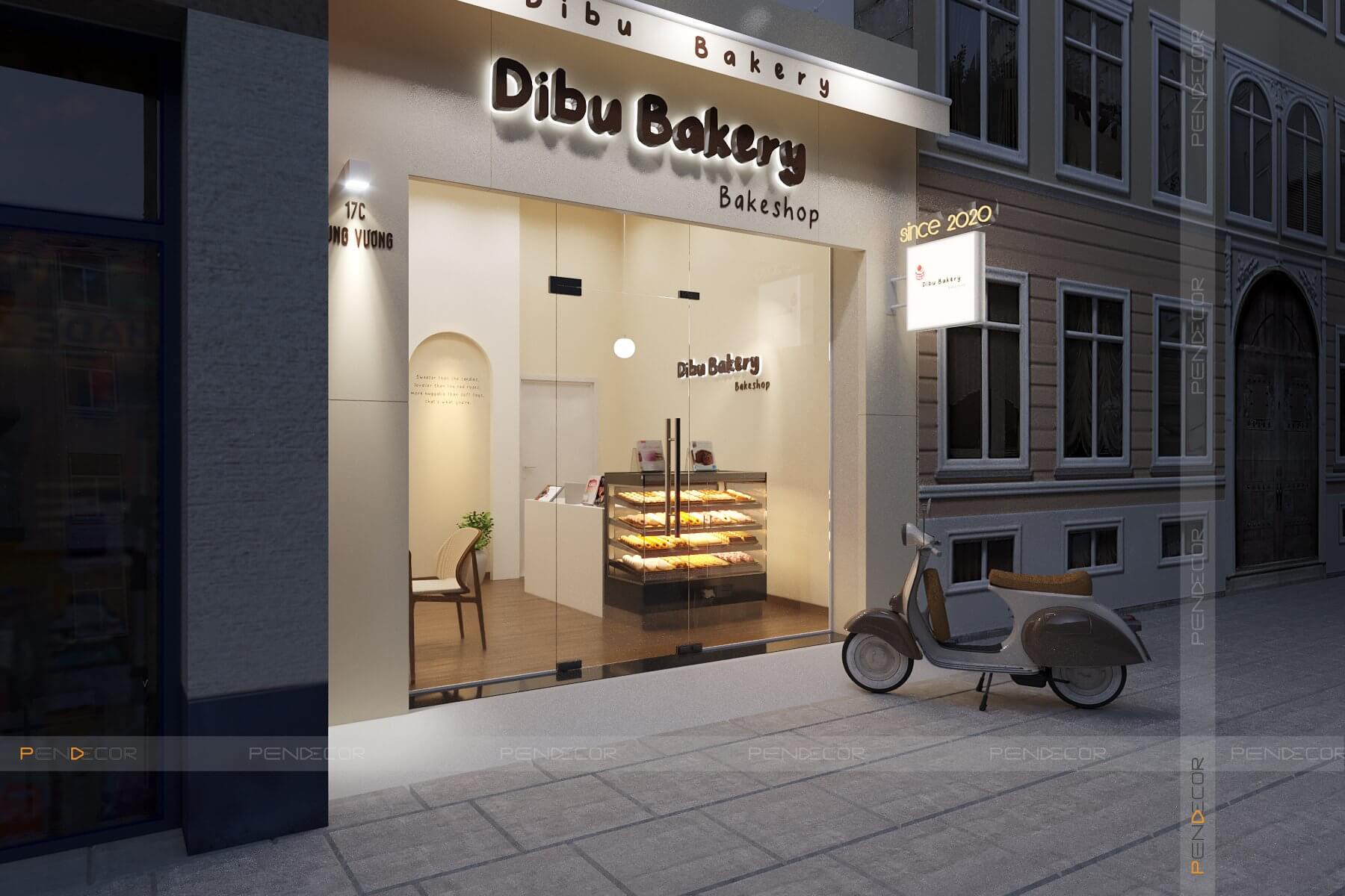 Thiết Kế Tiệm Bánh Dibu Bakery