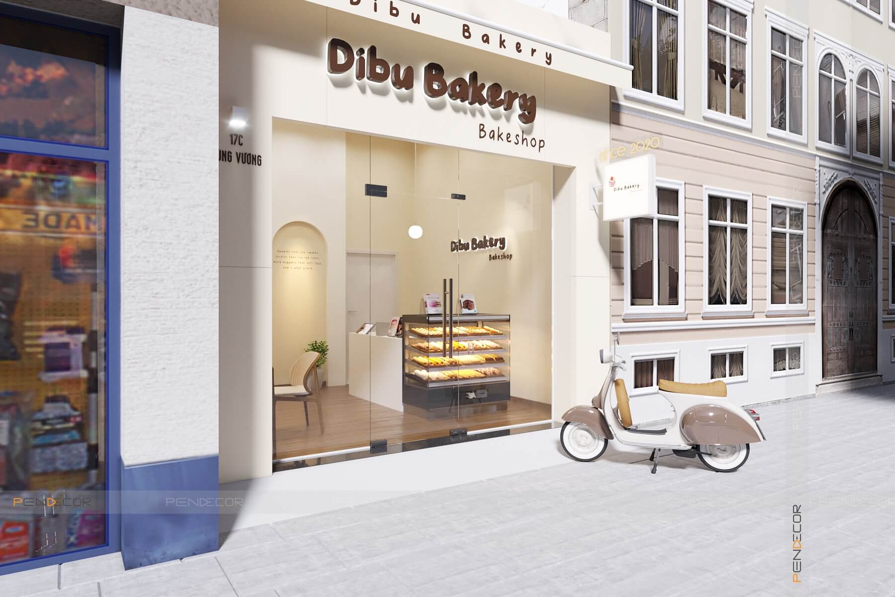 Thiết Kế Tiệm Bánh Dibu Bakery