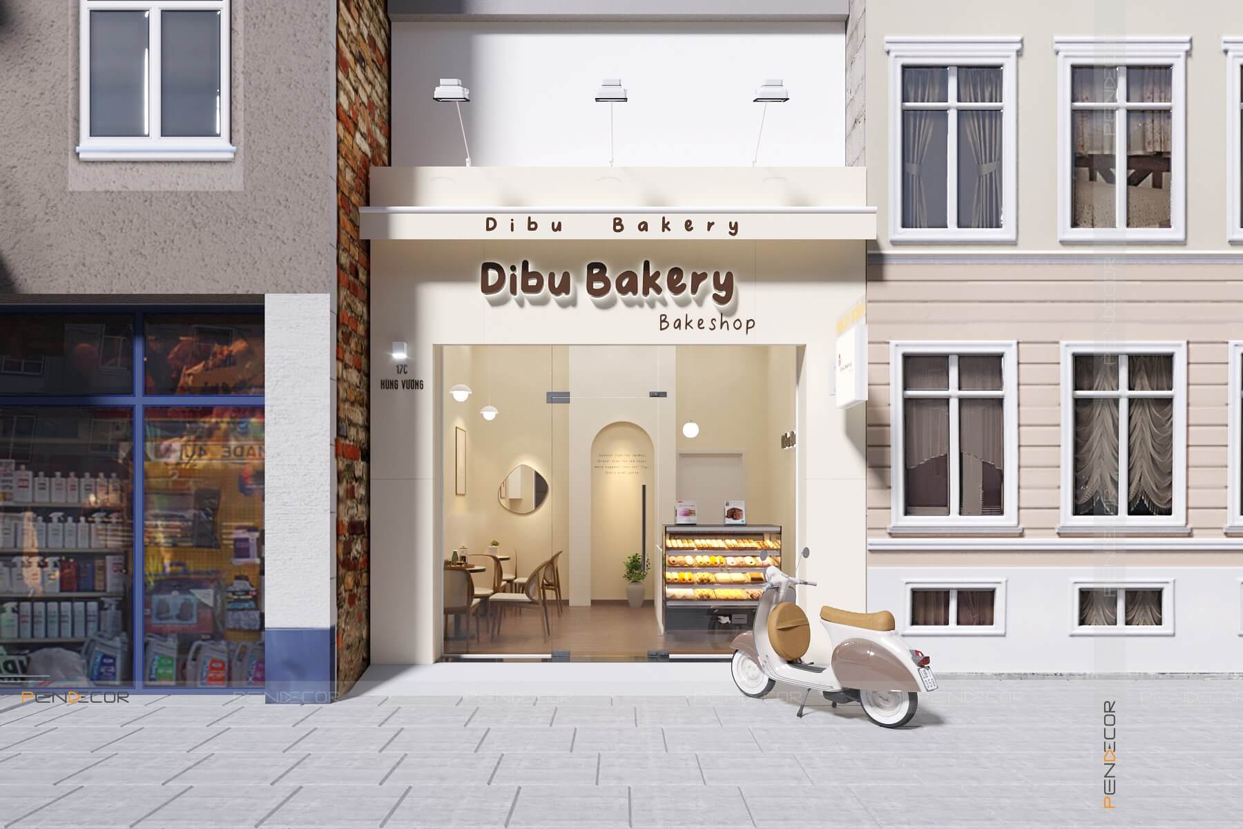 Thiết Kế Tiệm Bánh Dibu Bakery