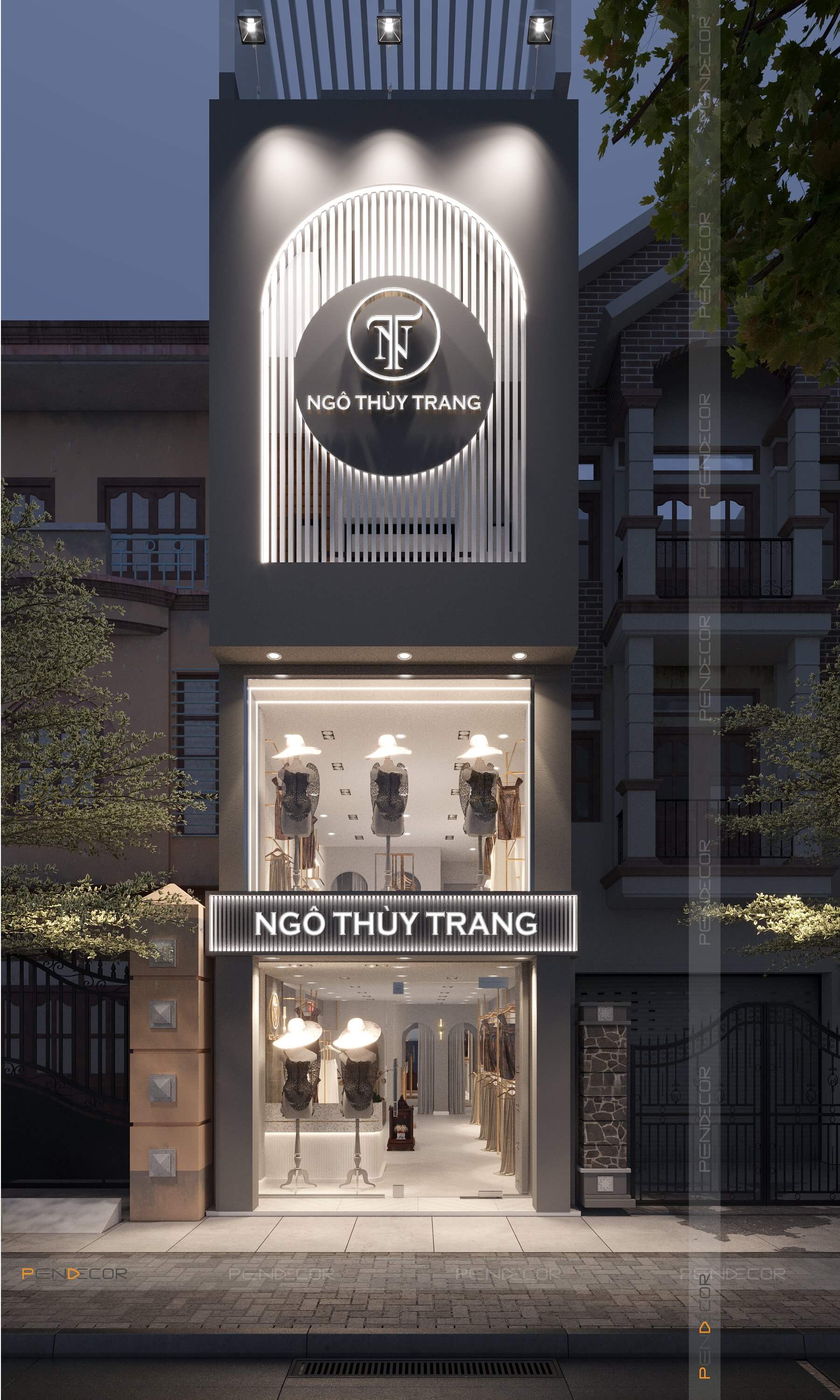 Thiết Kế Shop Thời Trang Nữ Ngô Thuỳ Trang