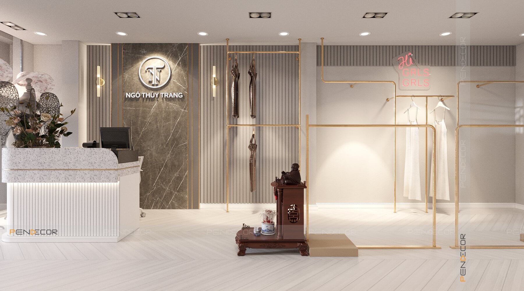 Thiết Kế Shop Thời Trang Nữ Ngô Thuỳ Trang