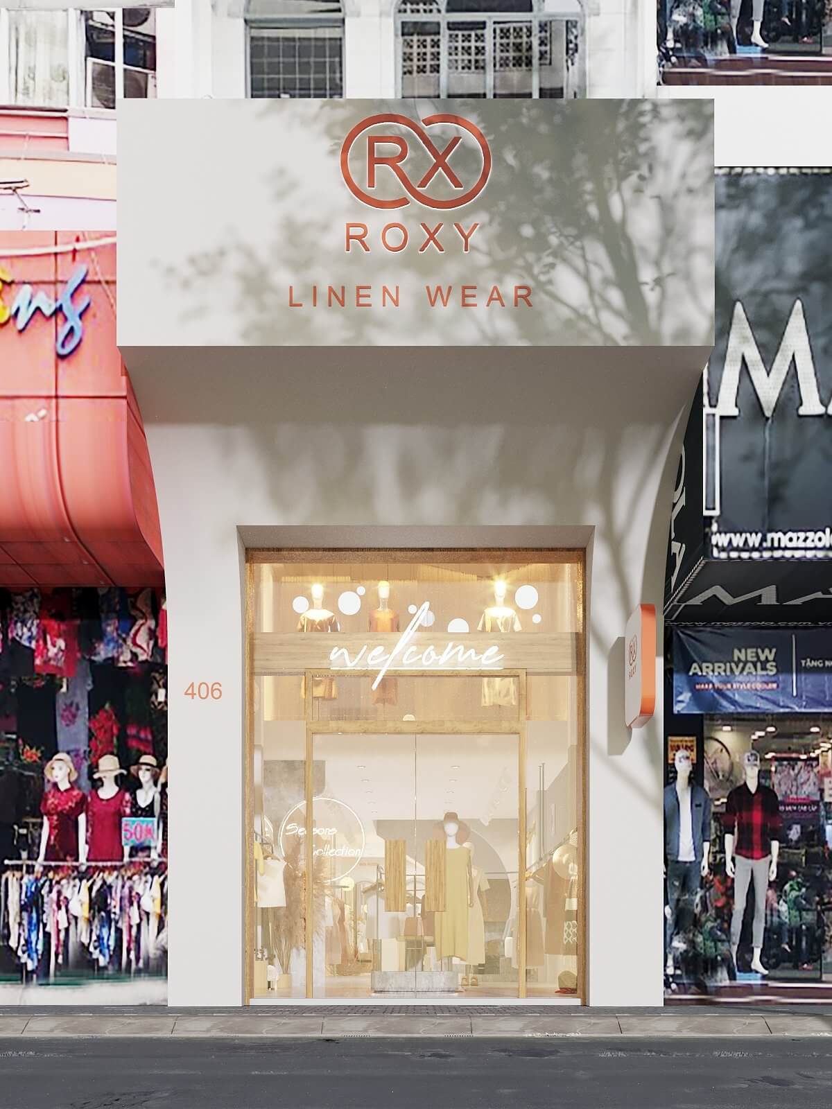 Thiết kế Shop Thời Trang Nữ Roxy