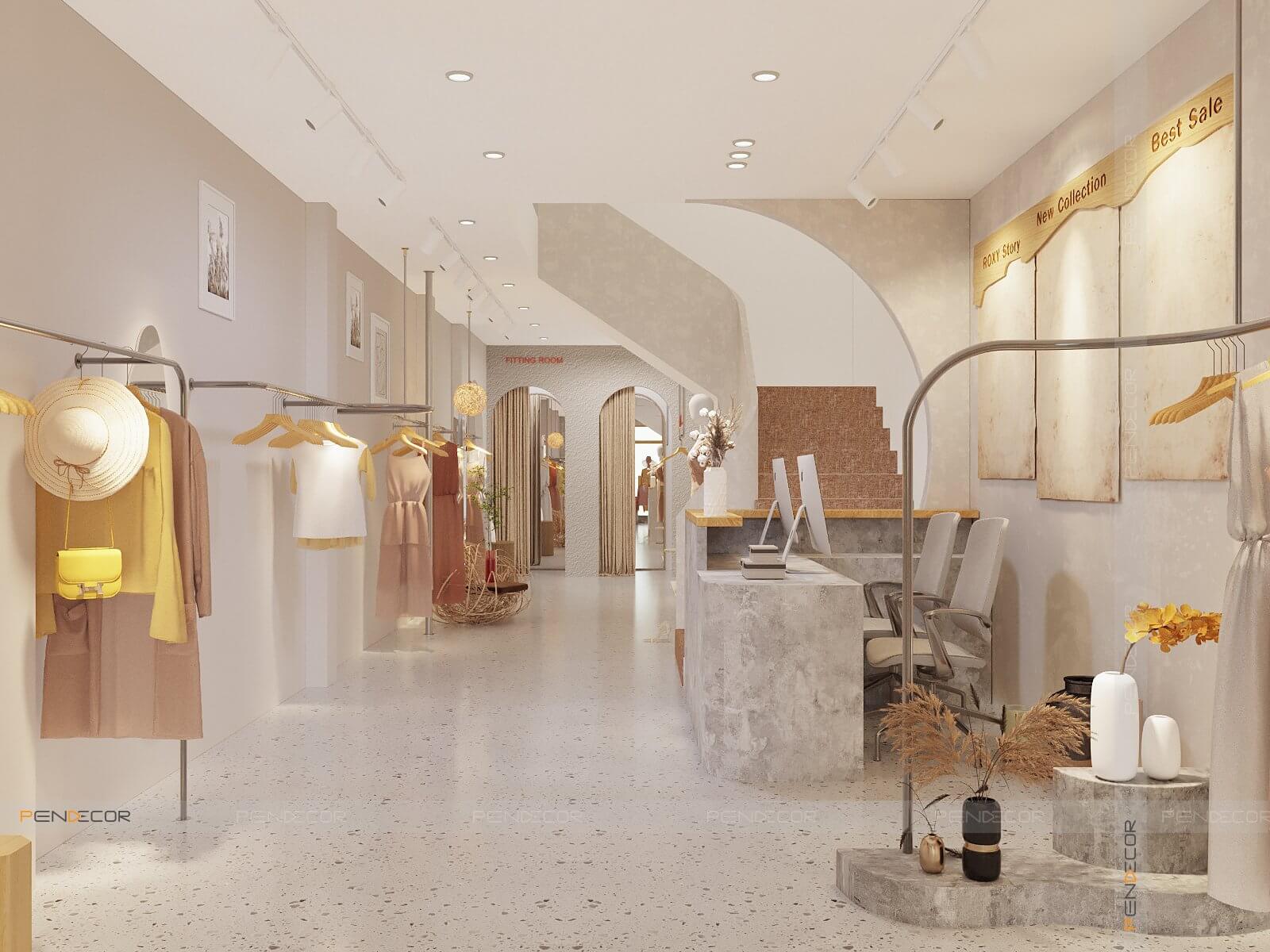 Thiết kế Shop Thời Trang Nữ Roxy