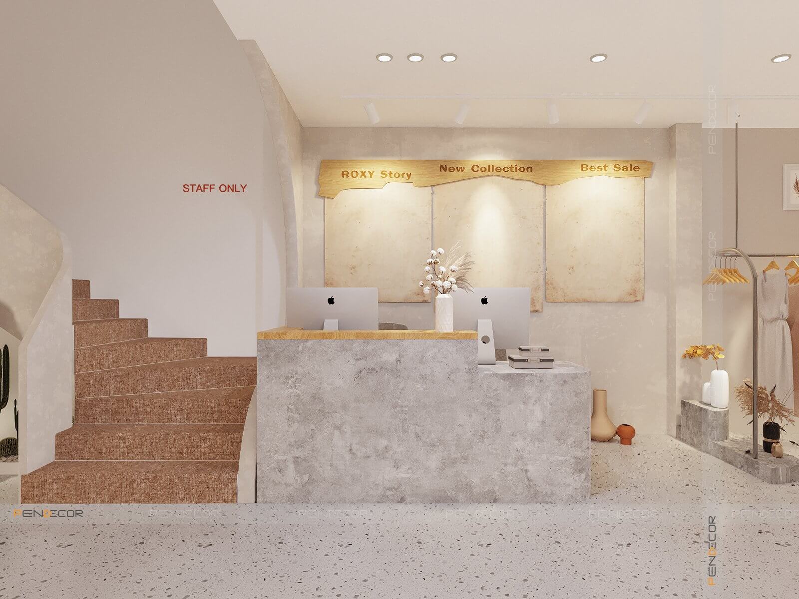 Thiết kế Shop Thời Trang Nữ Roxy