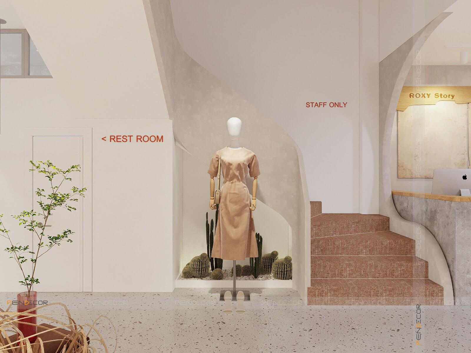 Thiết kế Shop Thời Trang Nữ Roxy