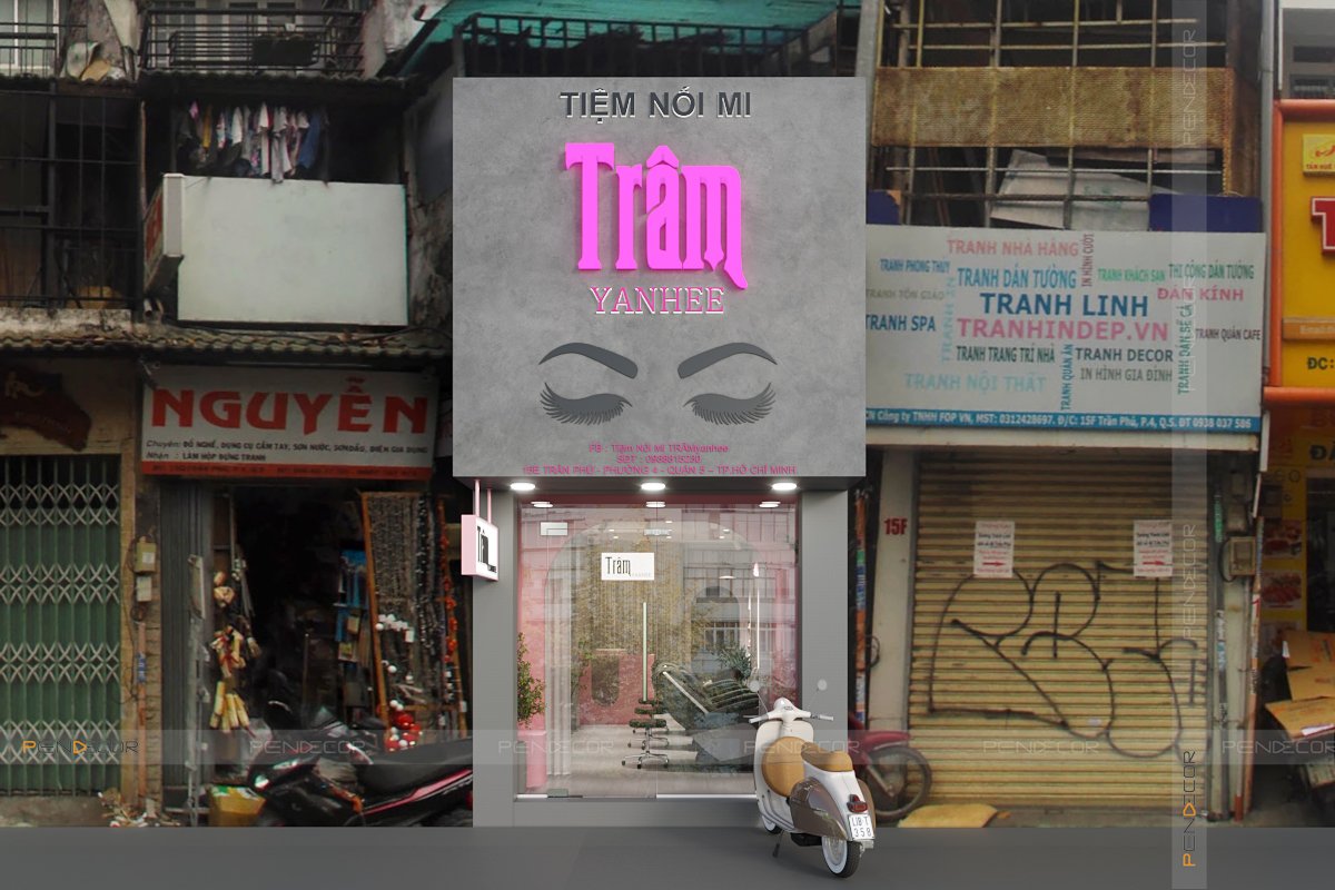 Thiết Kế Tiệm Nối Mi Trâm Yanhee