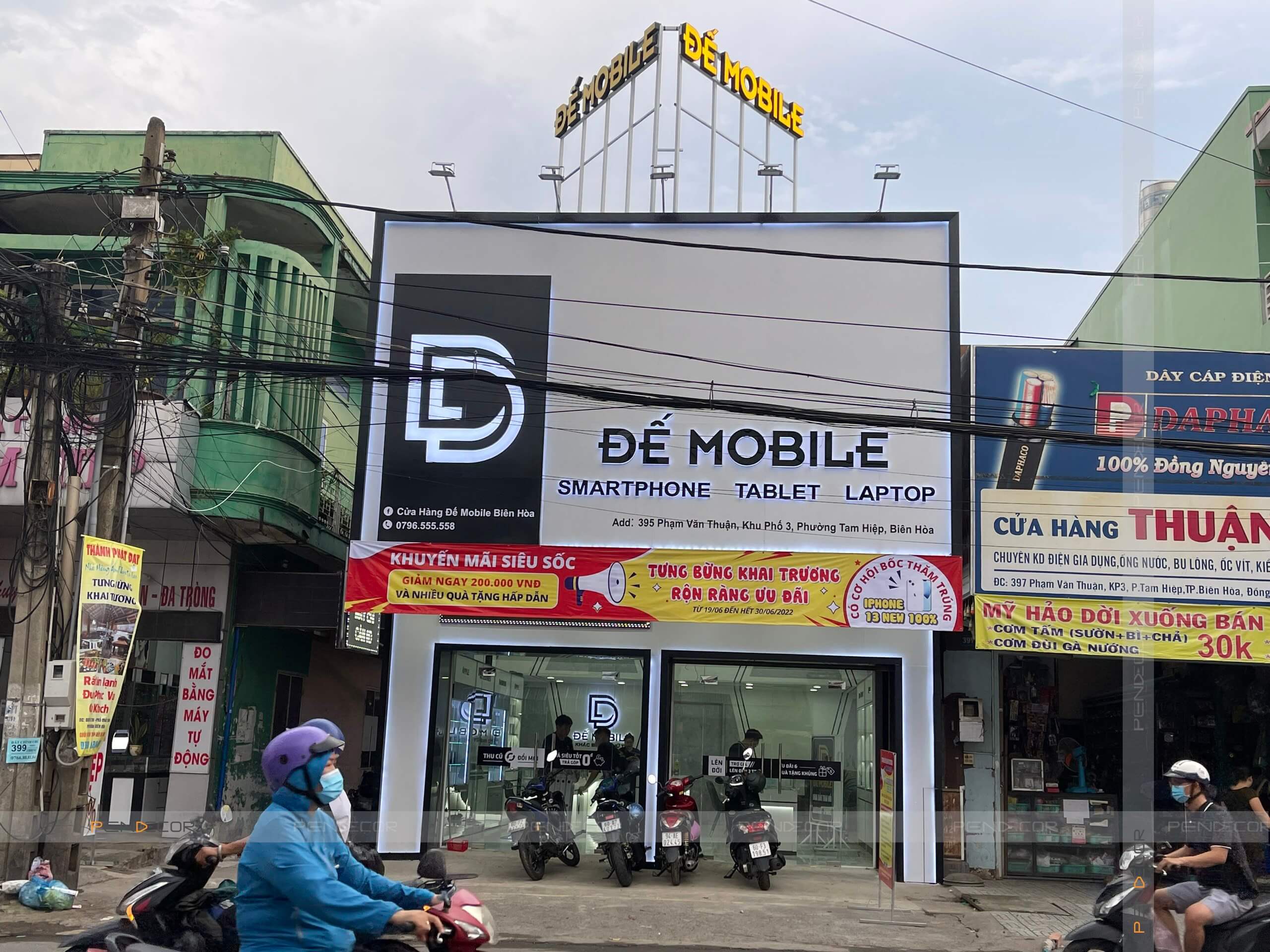 Thi Công Shop Đế Mobile