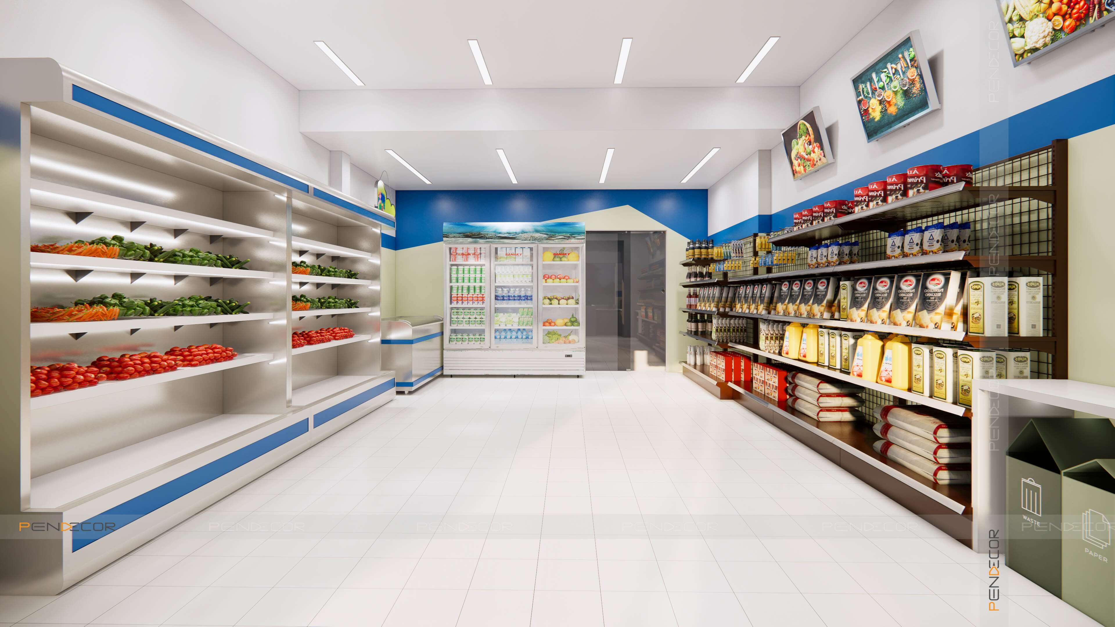 Thiết Kế Siêu Thị Mini 24 Run Mart