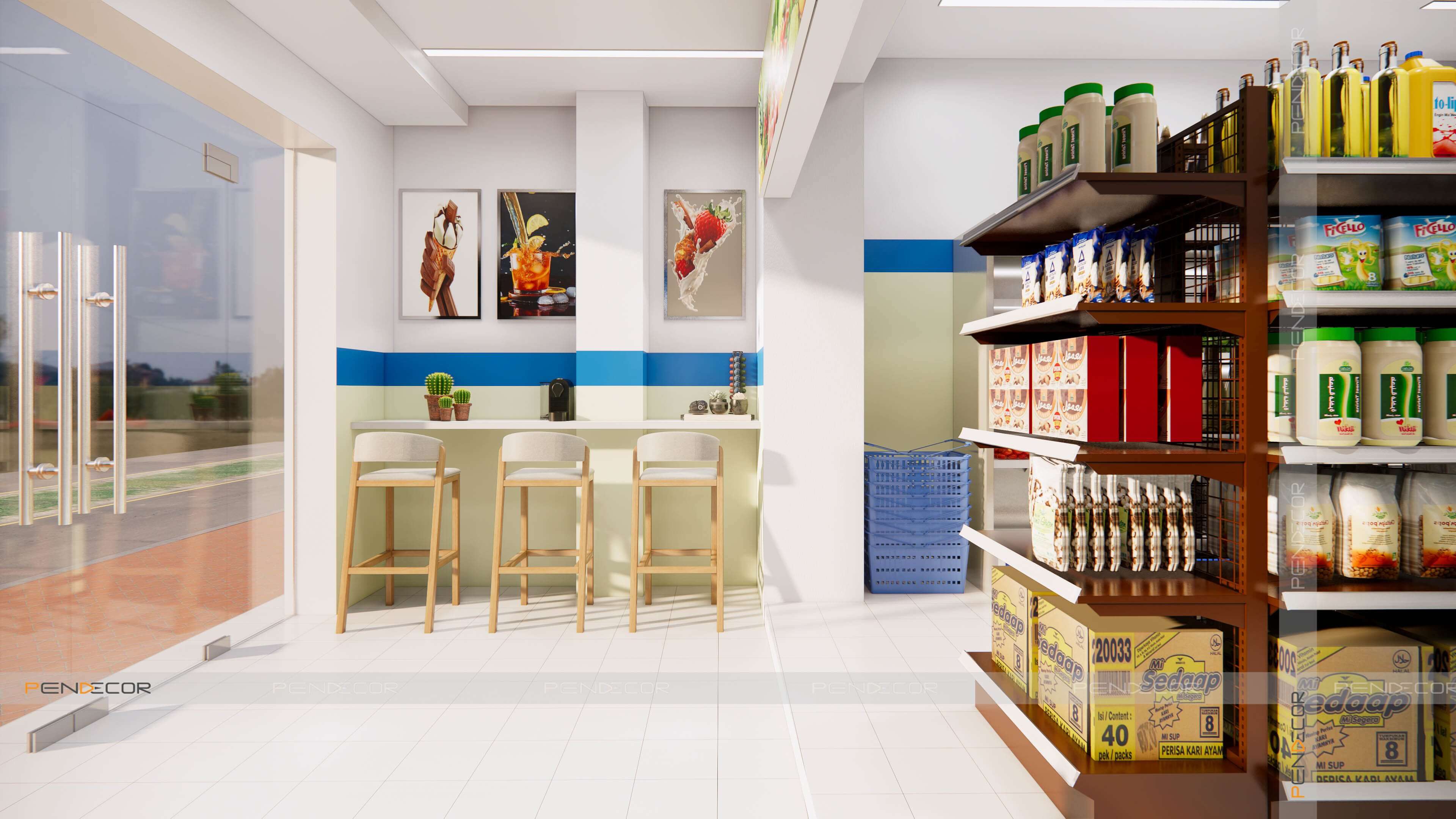 Thiết Kế Siêu Thị Mini 24 Run Mart