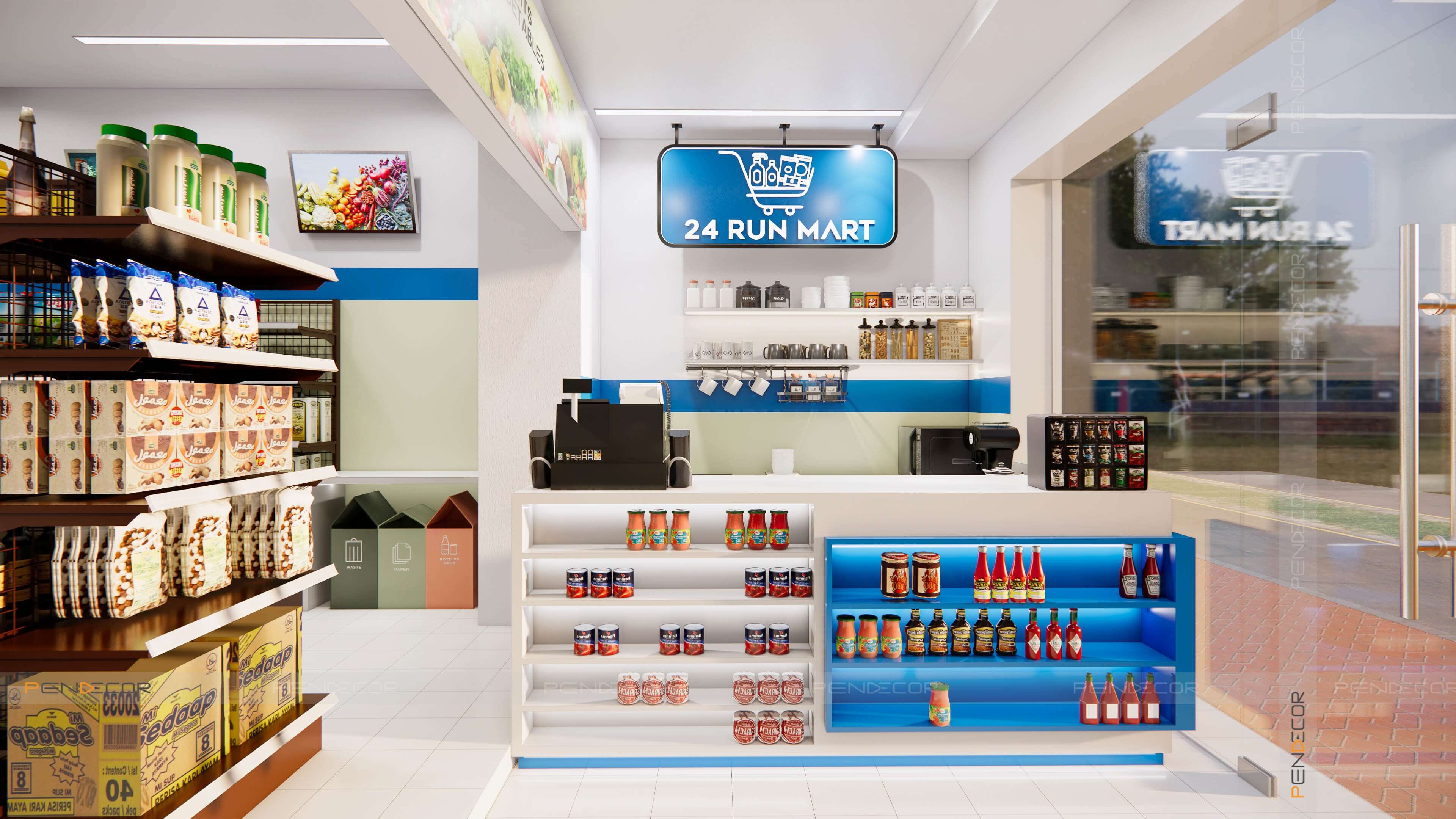 Thiết Kế Siêu Thị Mini 24 Run Mart