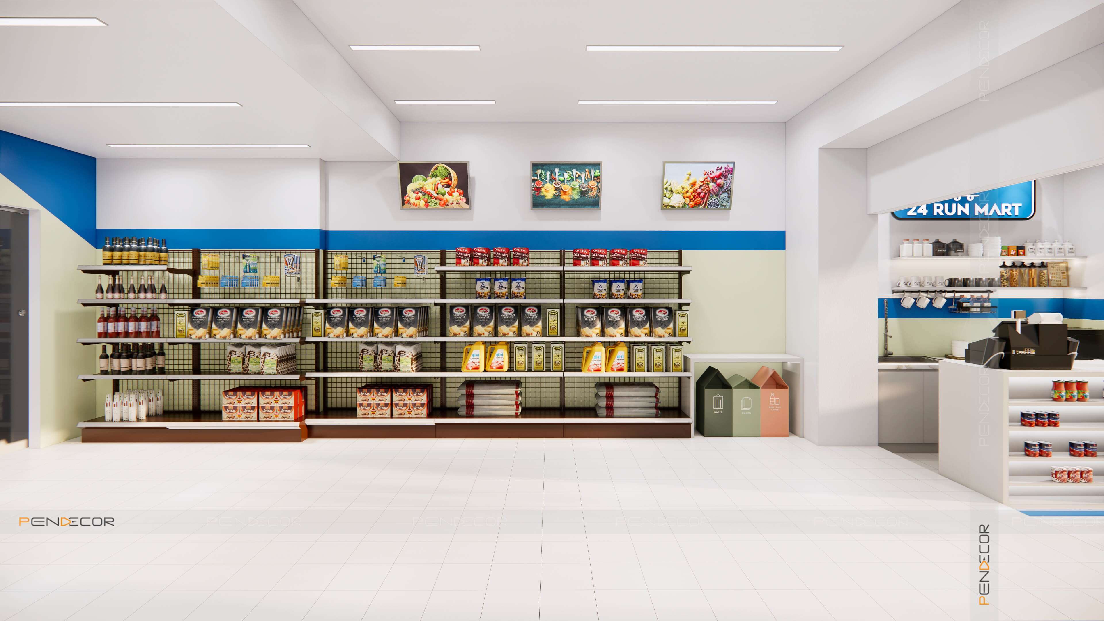 Thiết Kế Siêu Thị Mini 24 Run Mart