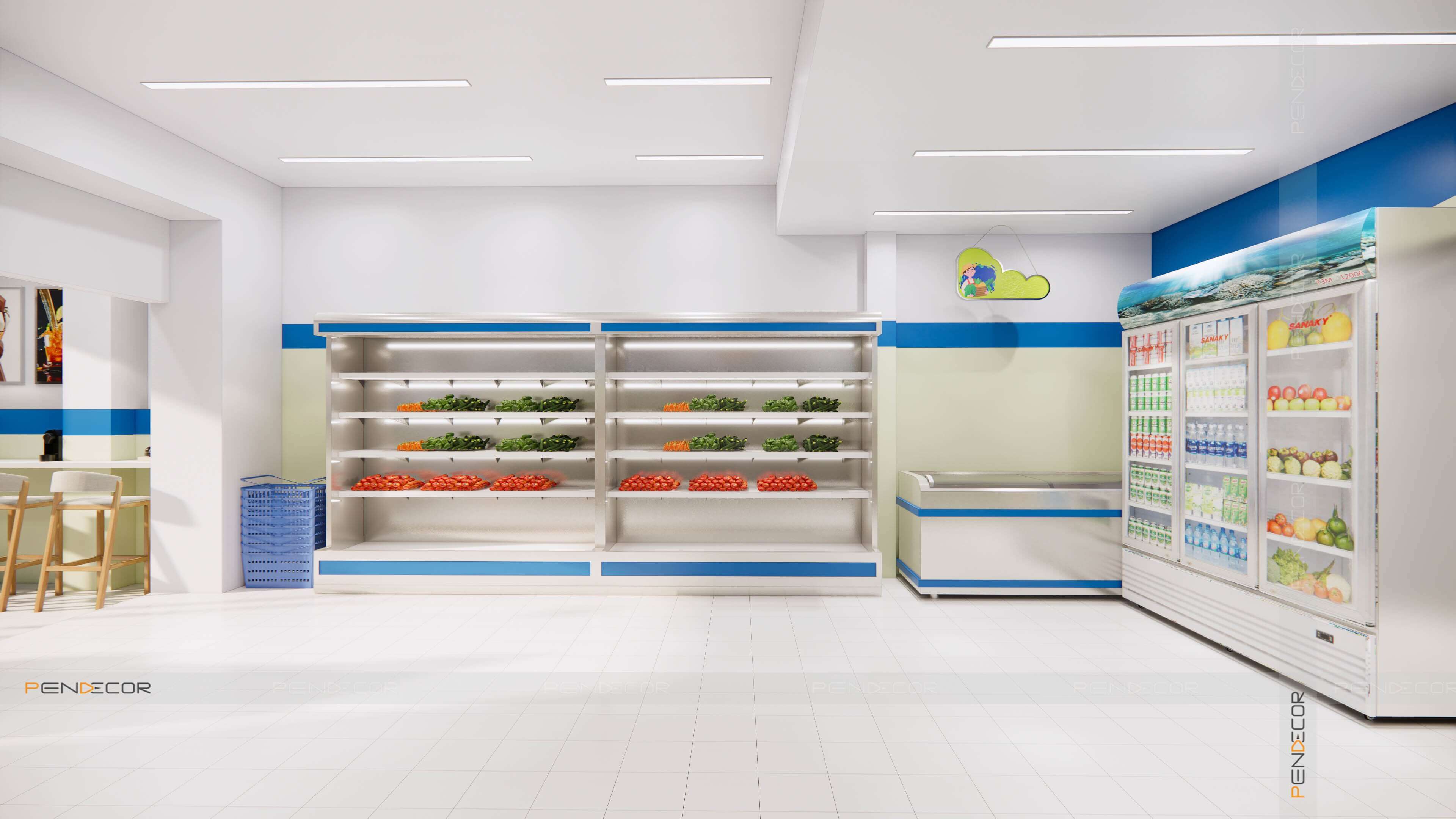 Thiết Kế Siêu Thị Mini 24 Run Mart