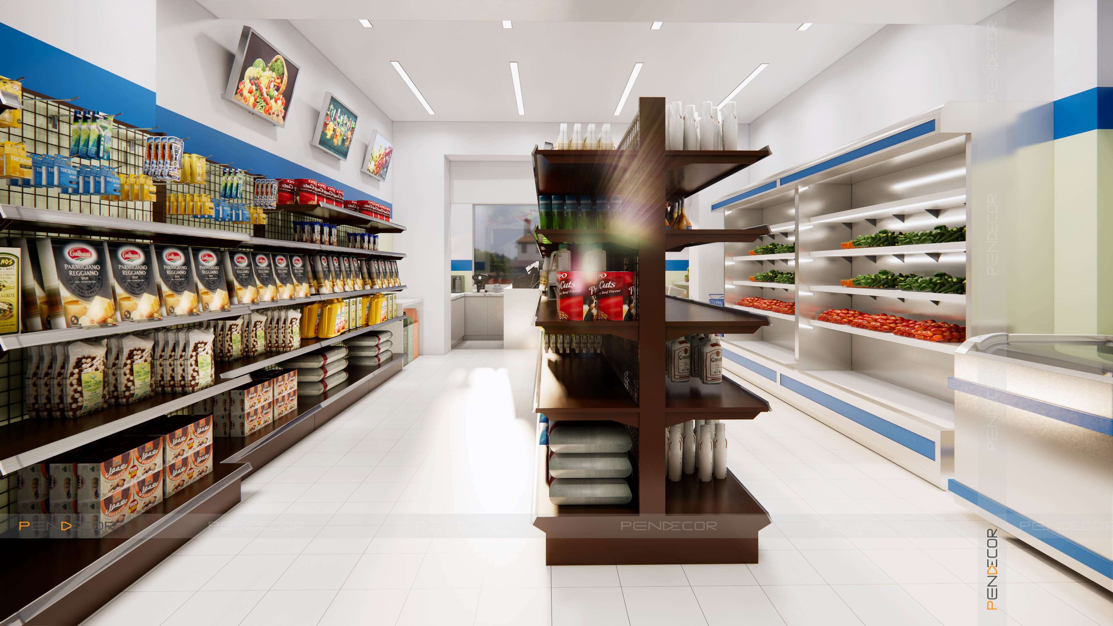 Thiết Kế Siêu Thị Mini 24 Run Mart