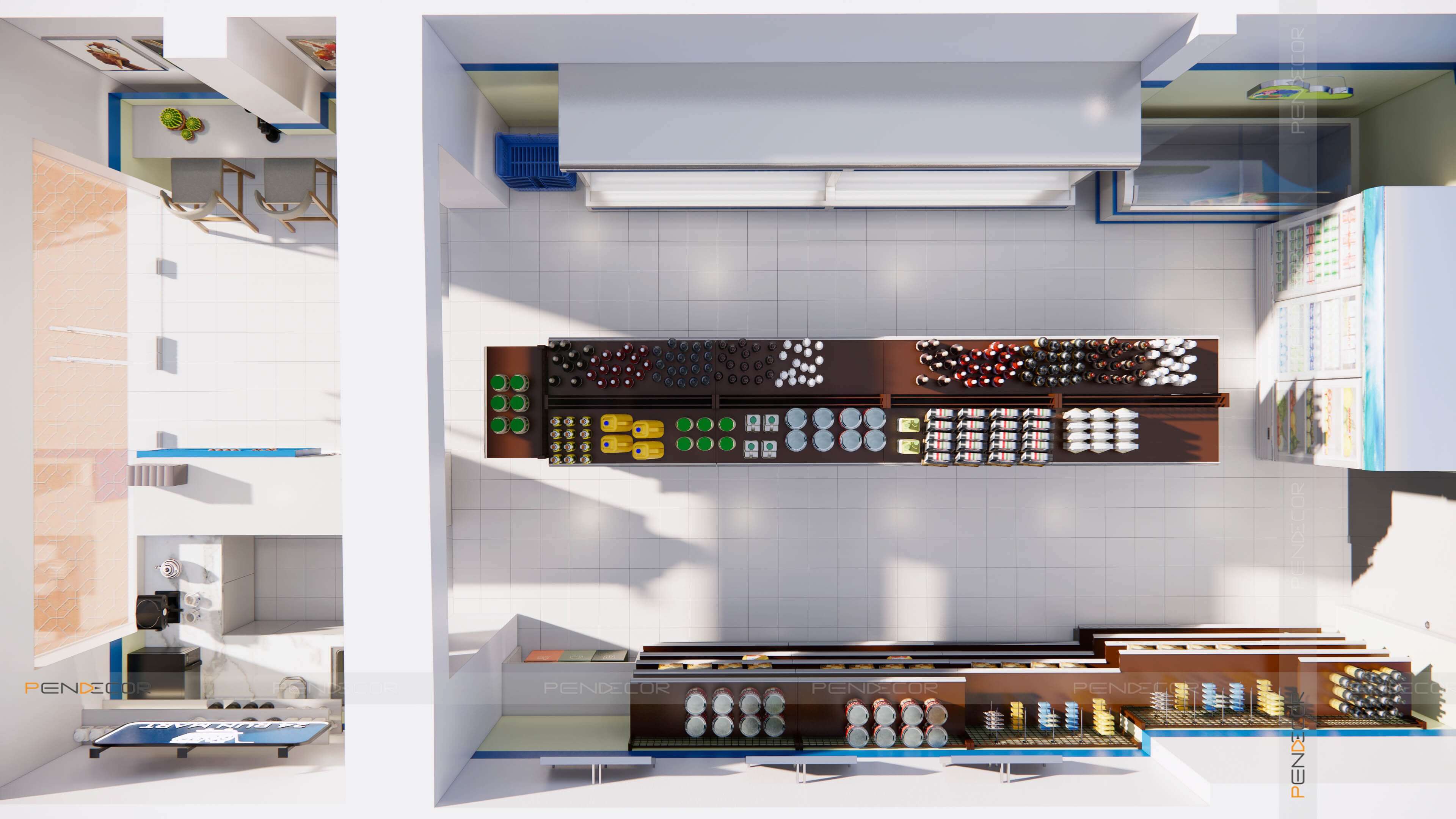 Thiết Kế Siêu Thị Mini 24 Run Mart