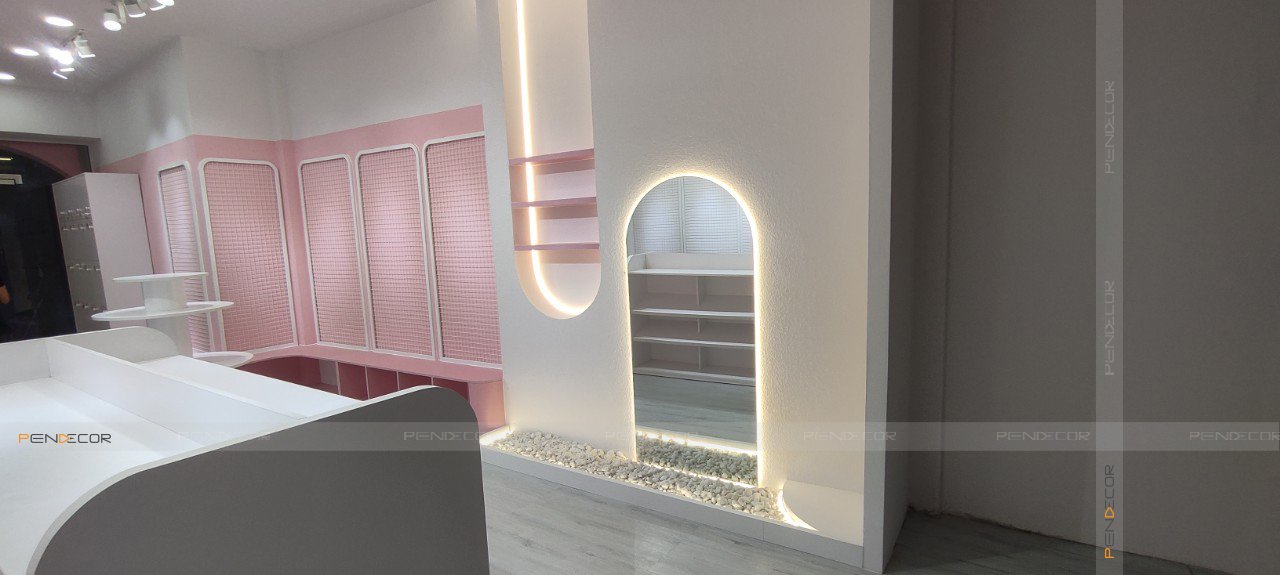 Thi Công Shop Phụ Kiện Thương Cosmetics & Accessories