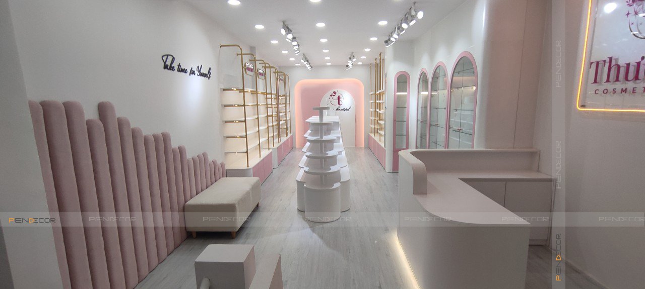 Thi Công Shop Phụ Kiện Thương Cosmetics & Accessories