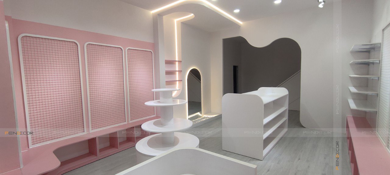 Thi Công Shop Phụ Kiện Thương Cosmetics & Accessories