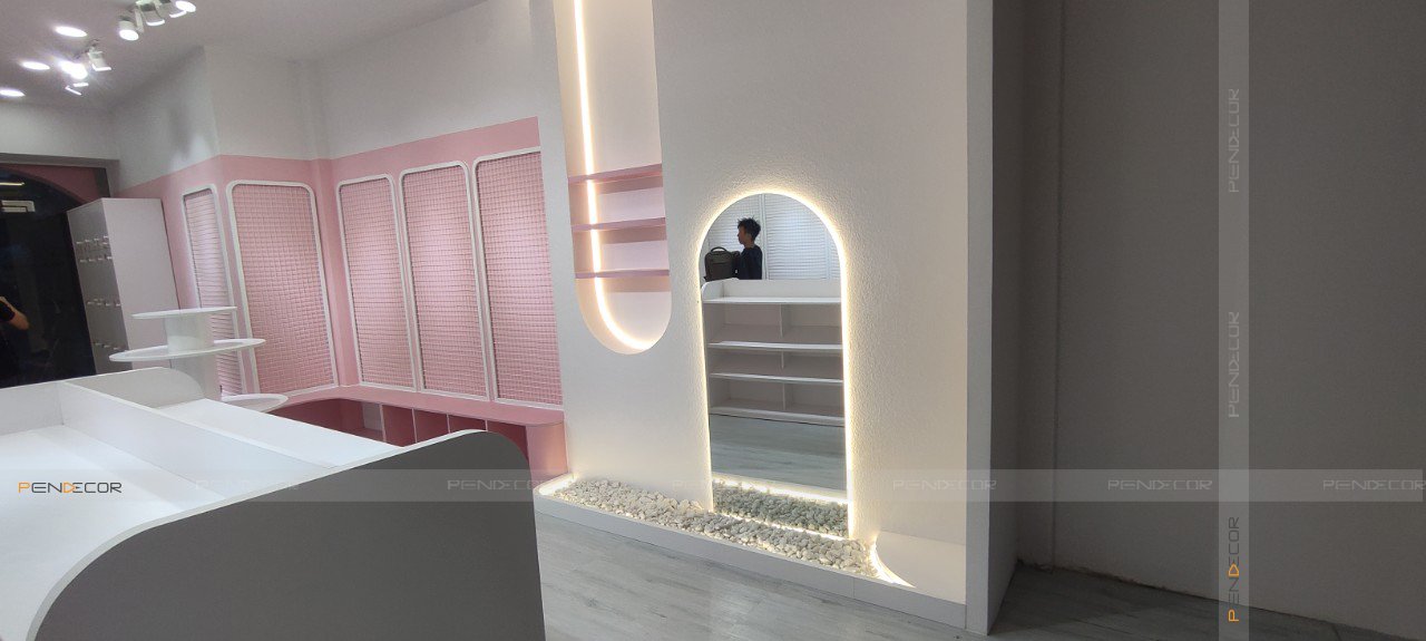 Thi Công Shop Phụ Kiện Thương Cosmetics & Accessories