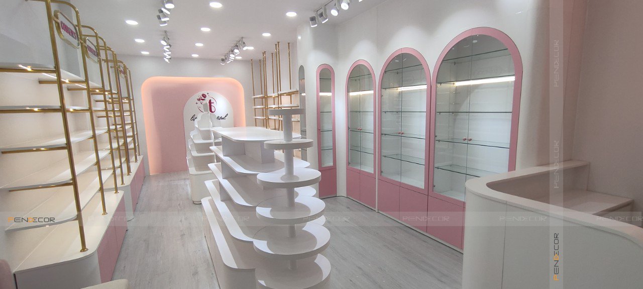 Thi Công Shop Phụ Kiện Thương Cosmetics & Accessories