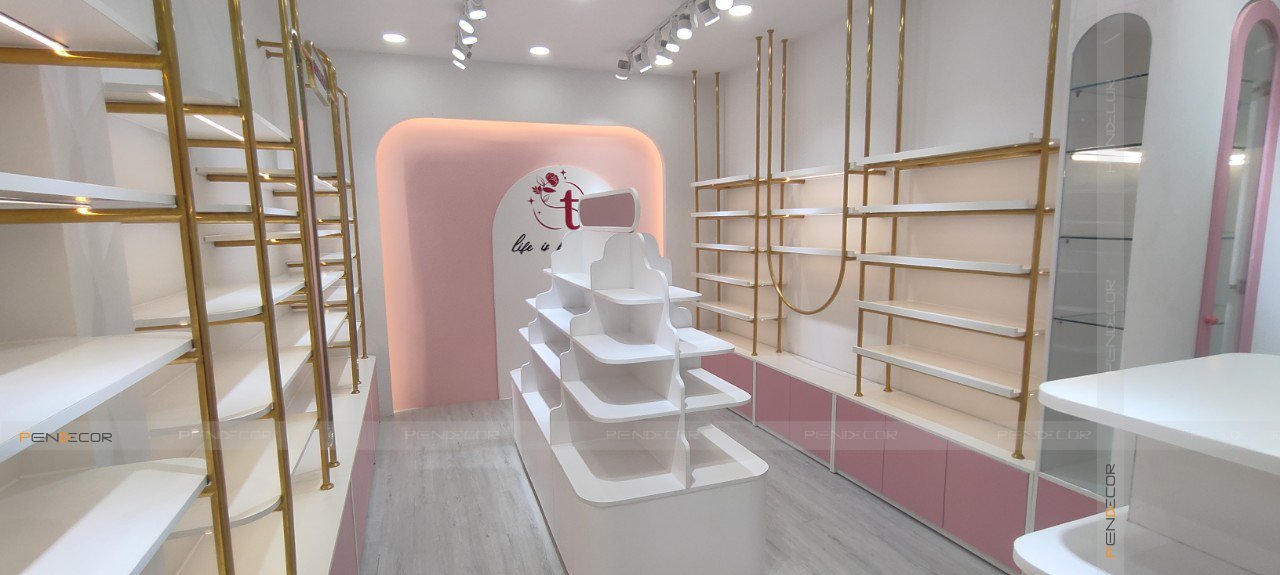 Thi Công Shop Phụ Kiện Thương Cosmetics & Accessories