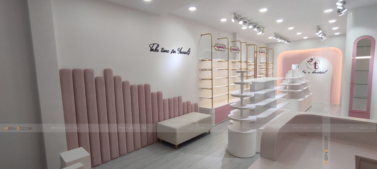 Thi Công Shop Phụ Kiện Thương Cosmetics & Accessories