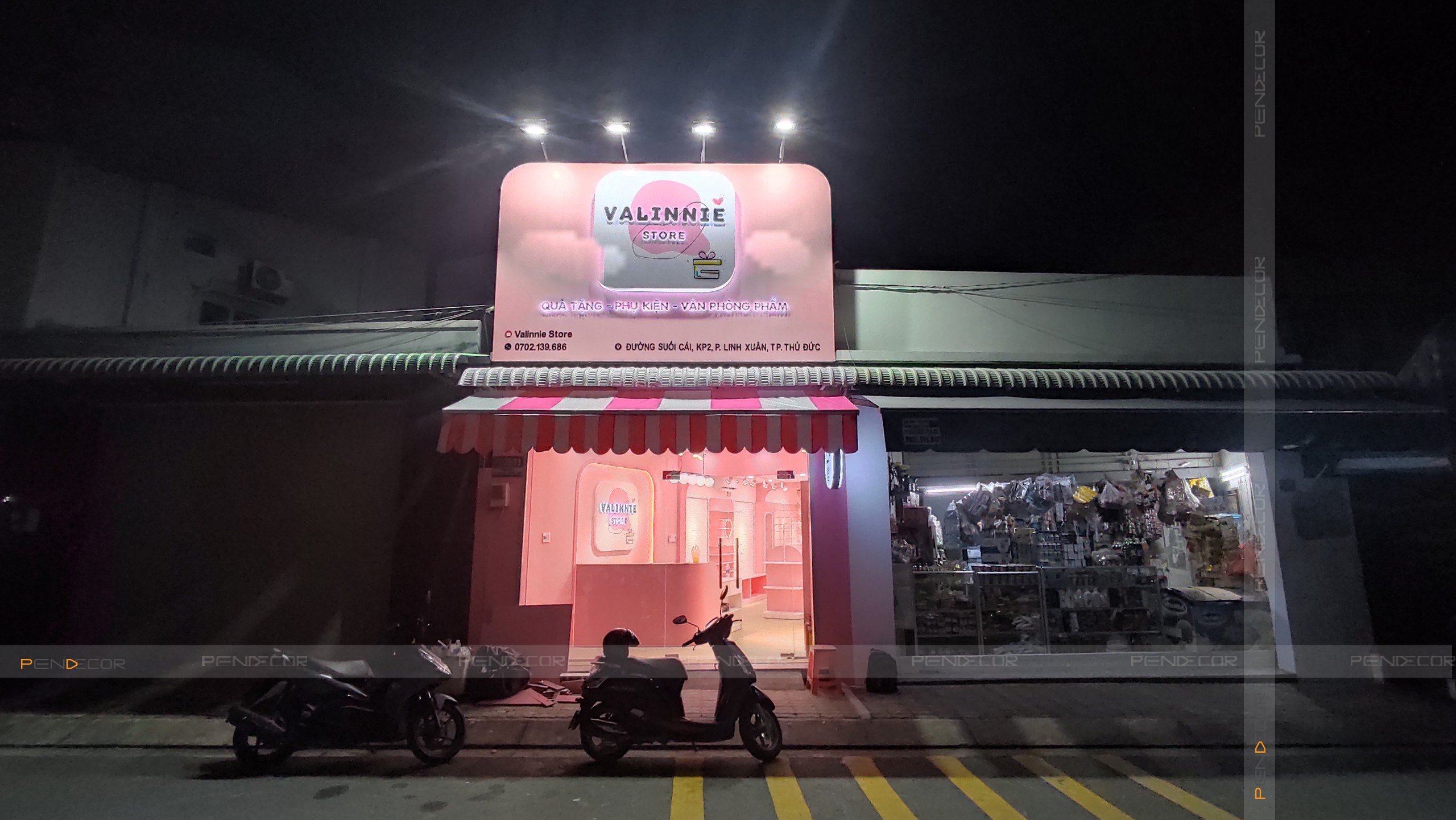 Thi Công Shop Phụ Kiện Valinnie Store