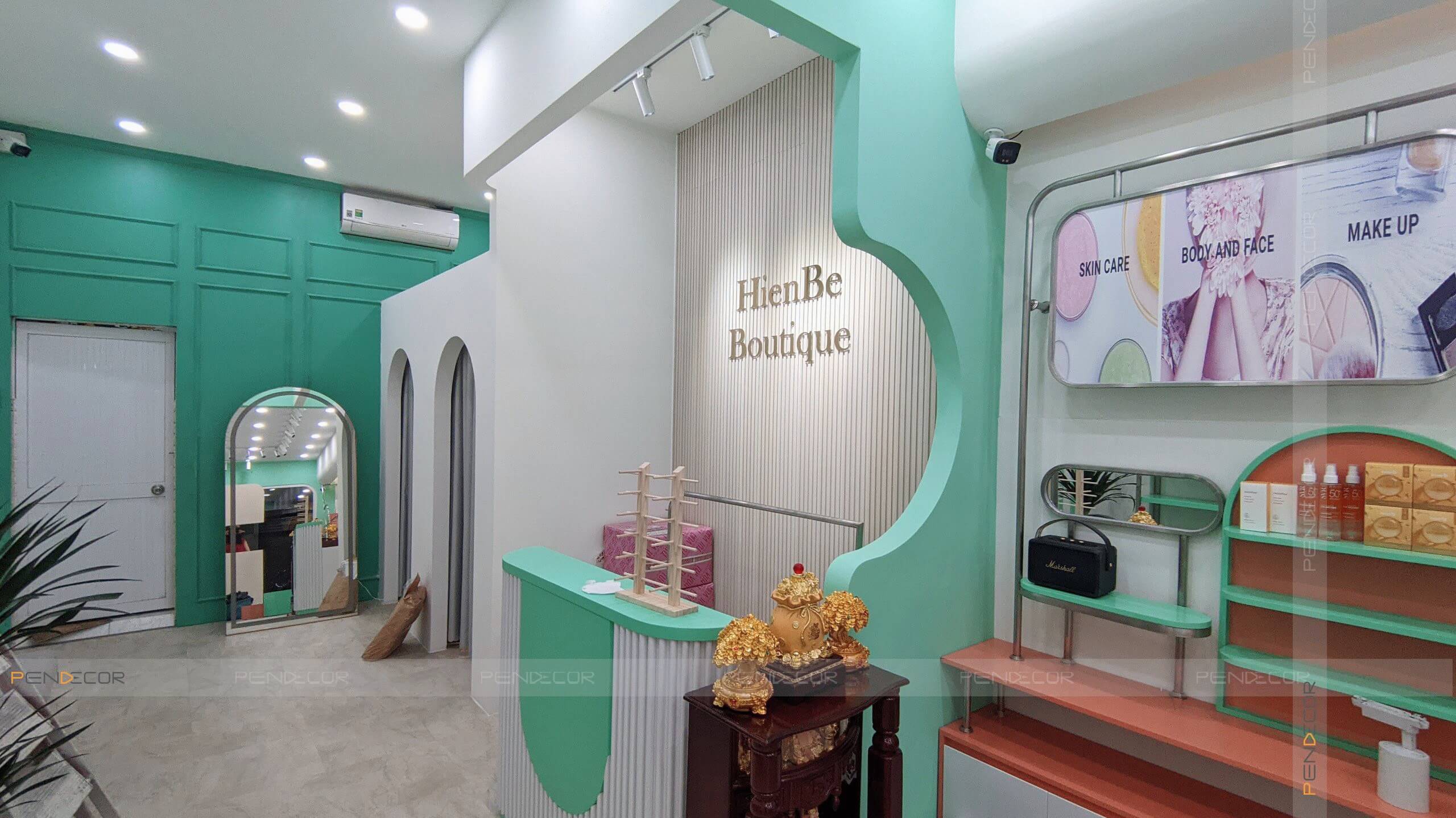 Thi Công Shop Thời Trang Nữ Hiền Bé Boutique