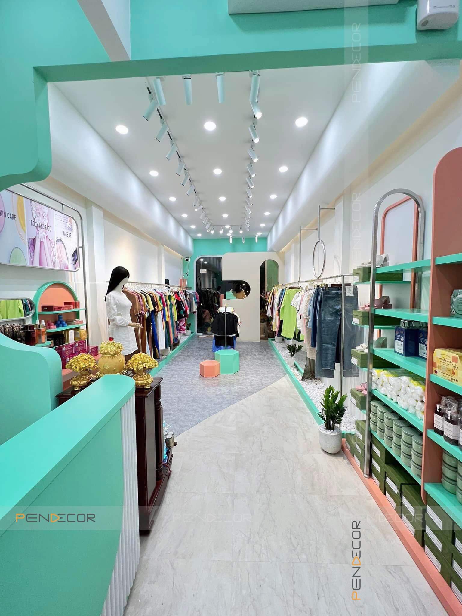 Thi Công Shop Thời Trang Nữ Hiền Bé Boutique
