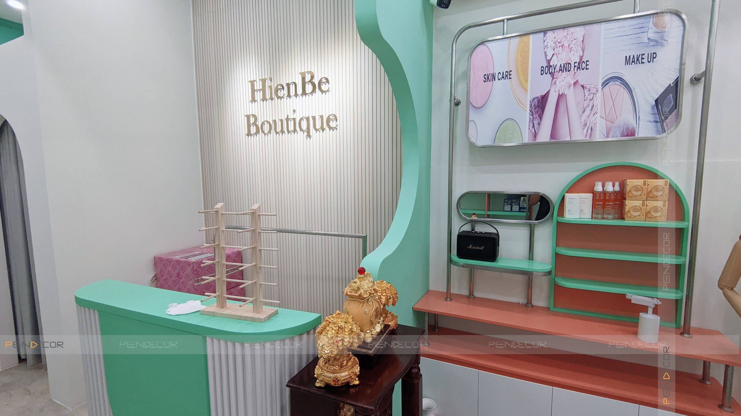 Thi Công Shop Thời Trang Nữ Hiền Bé Boutique