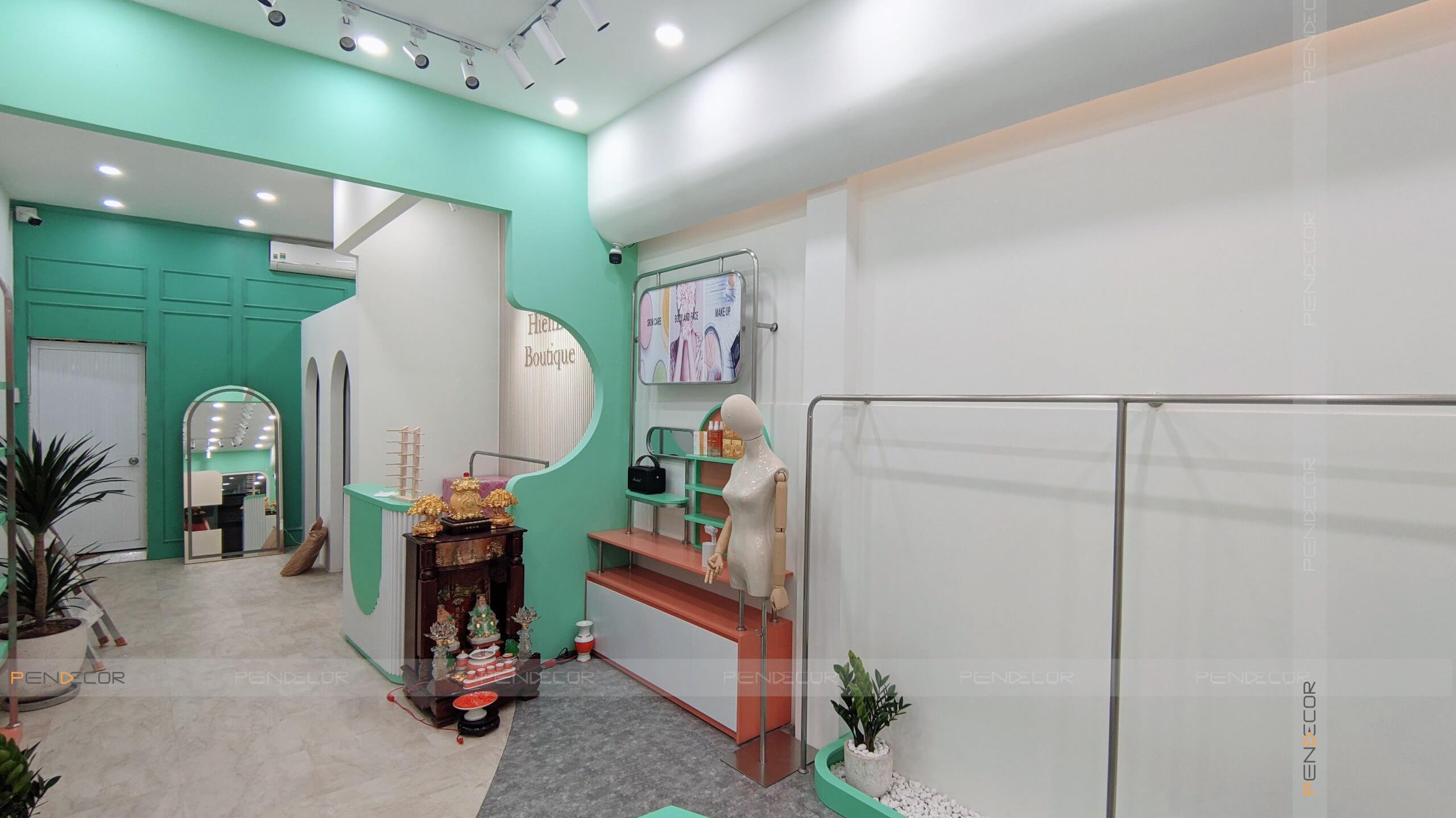 Thi Công Shop Thời Trang Nữ Hiền Bé Boutique