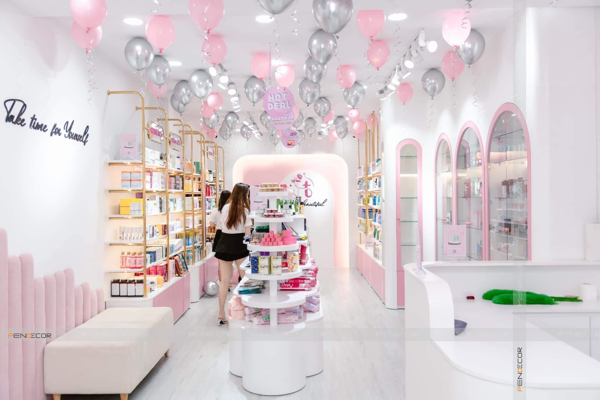 Thi Công Shop Phụ Kiện Thương Cosmetics & Accessories