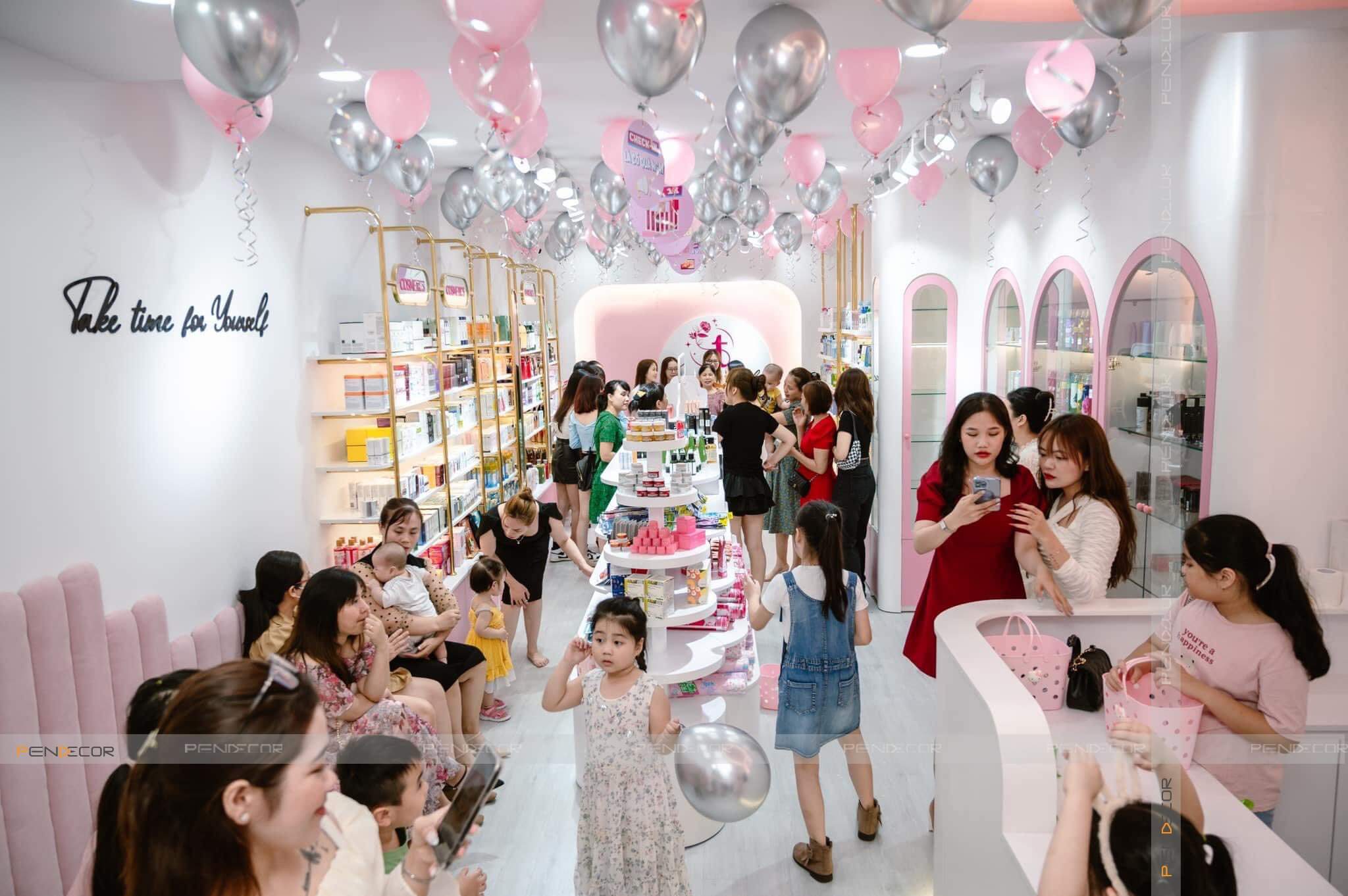 Thi Công Shop Phụ Kiện Thương Cosmetics & Accessories