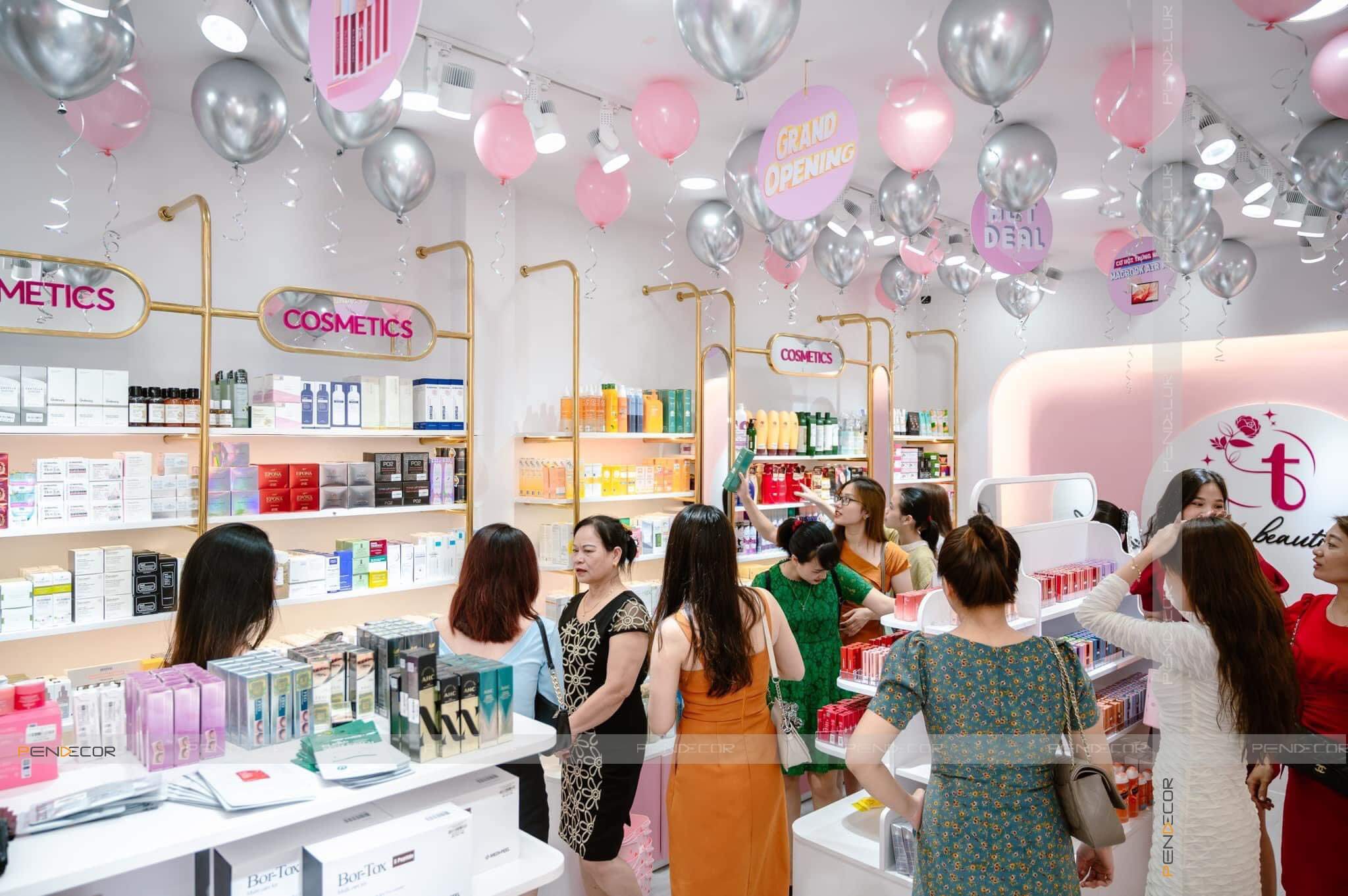 Thi Công Shop Phụ Kiện Thương Cosmetics & Accessories