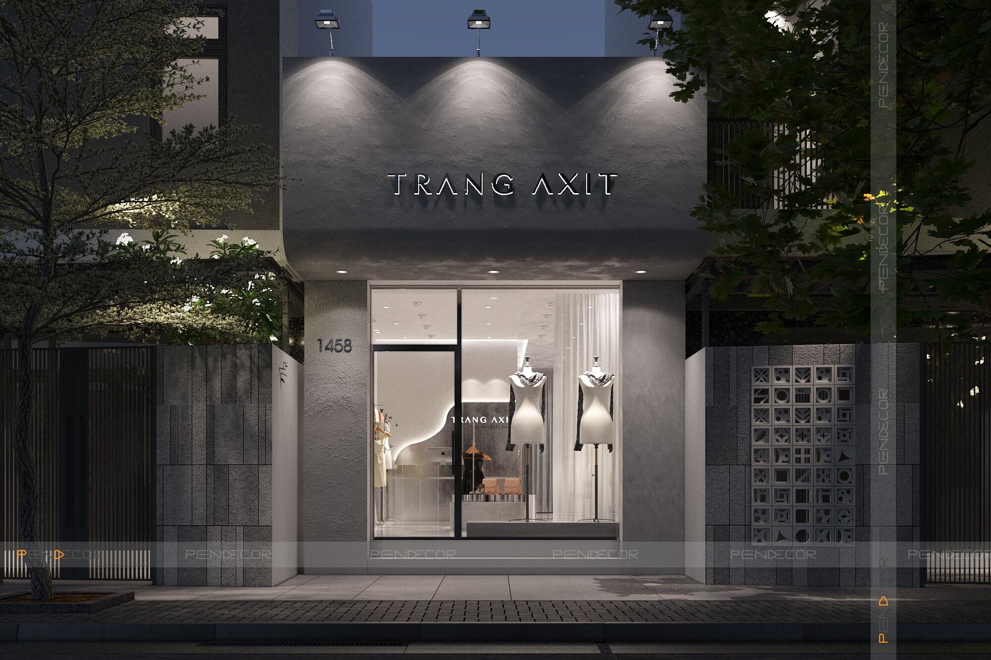 Thiết Kế Shop Thời Trang Nữ Trang Axit