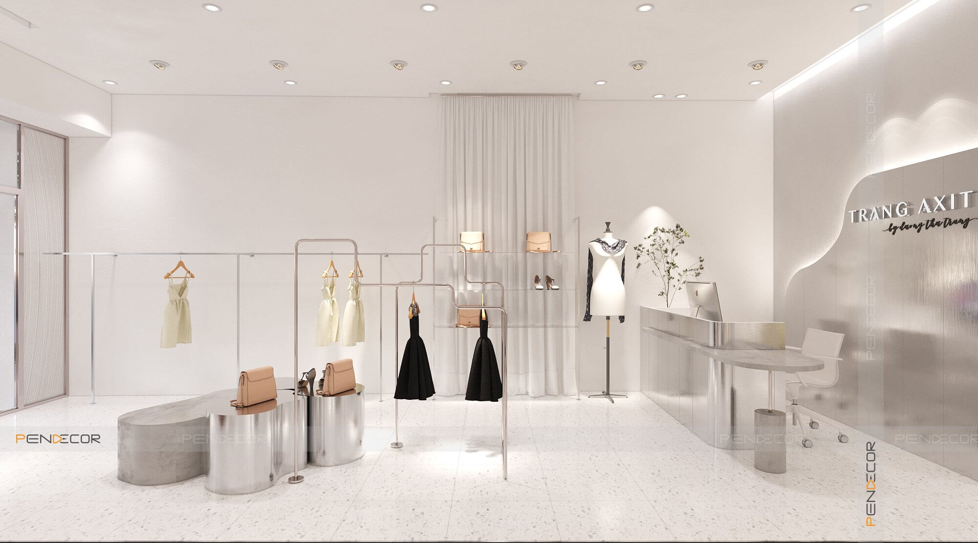 Thiết Kế Shop Thời Trang Nữ Trang Axit