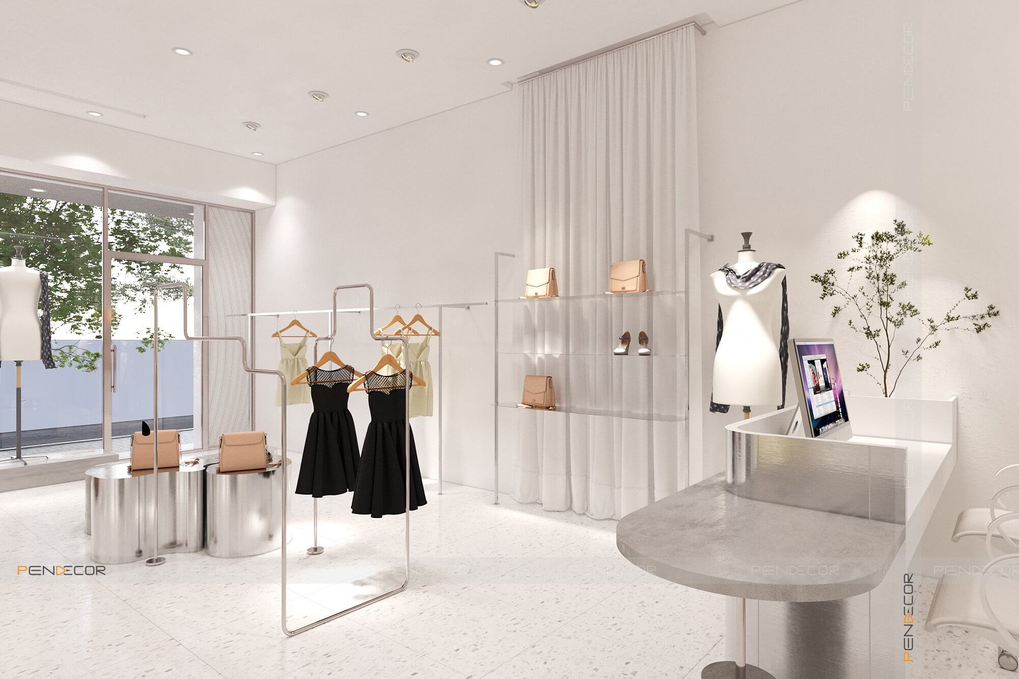 Thiết Kế Shop Thời Trang Nữ Trang Axit