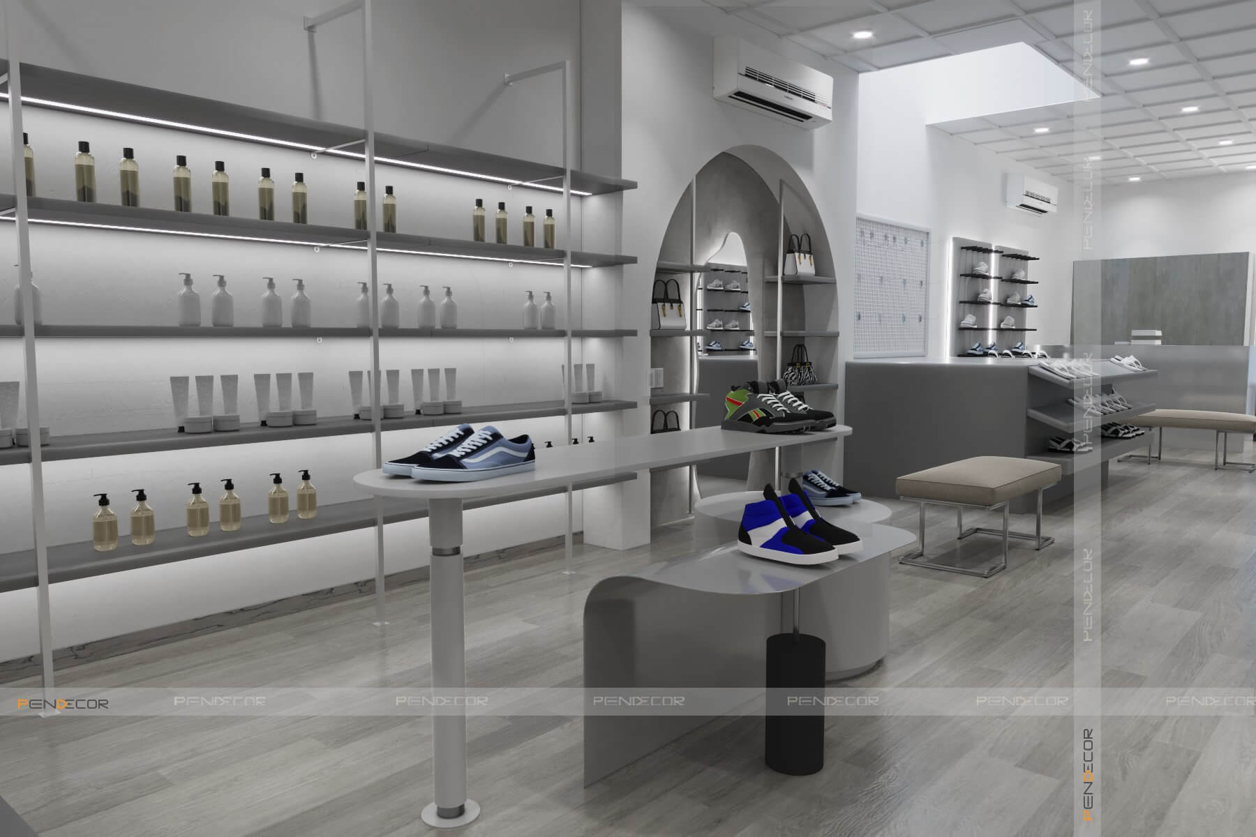 Thiết Kế Shop Giày Phụ Kiện Alex House