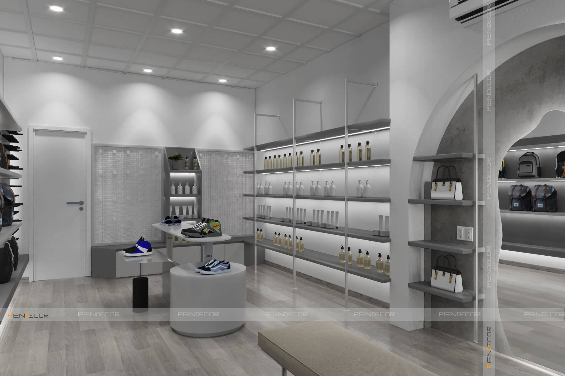 Thiết Kế Shop Giày Phụ Kiện Alex House