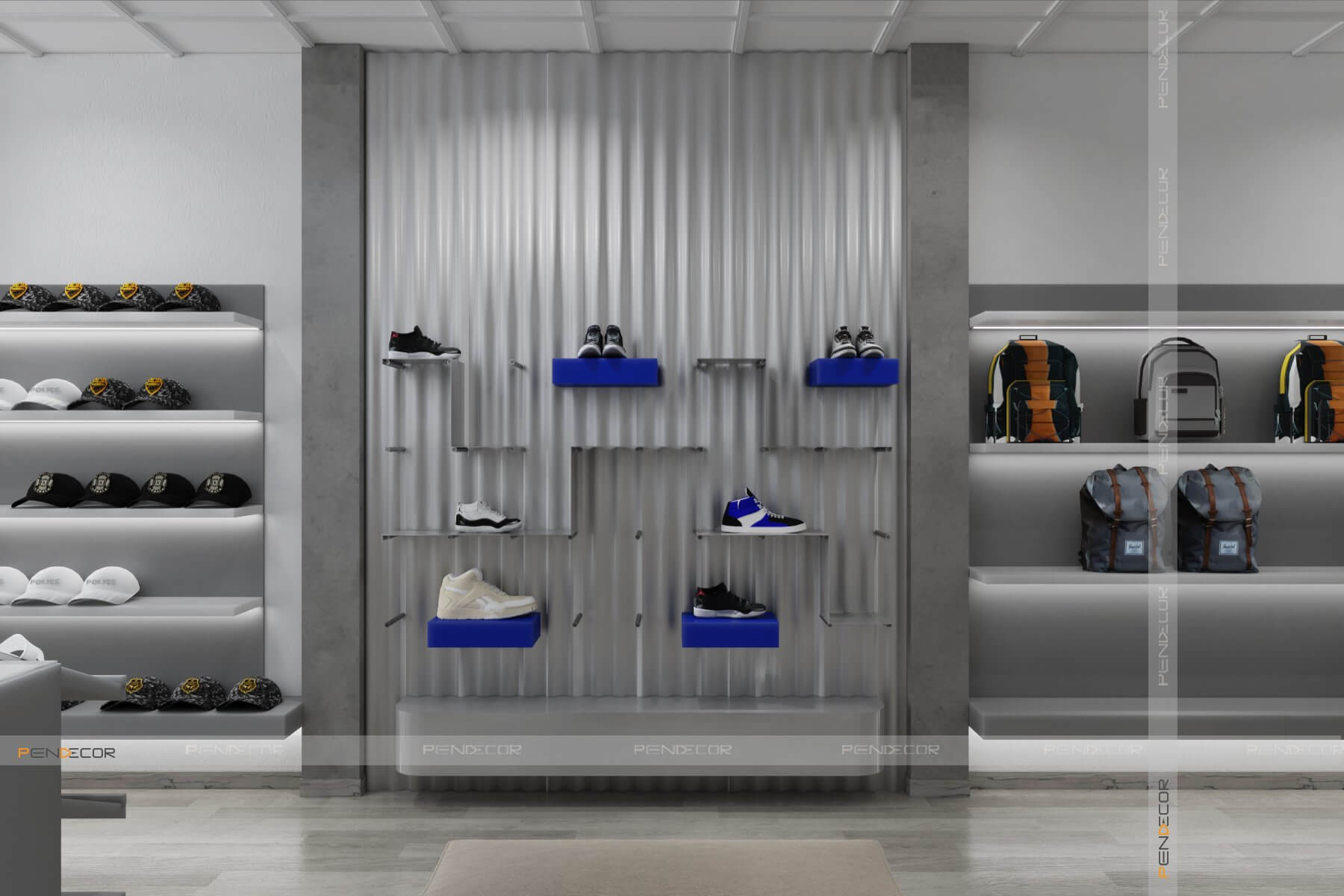 Thiết Kế Shop Giày Phụ Kiện Alex House