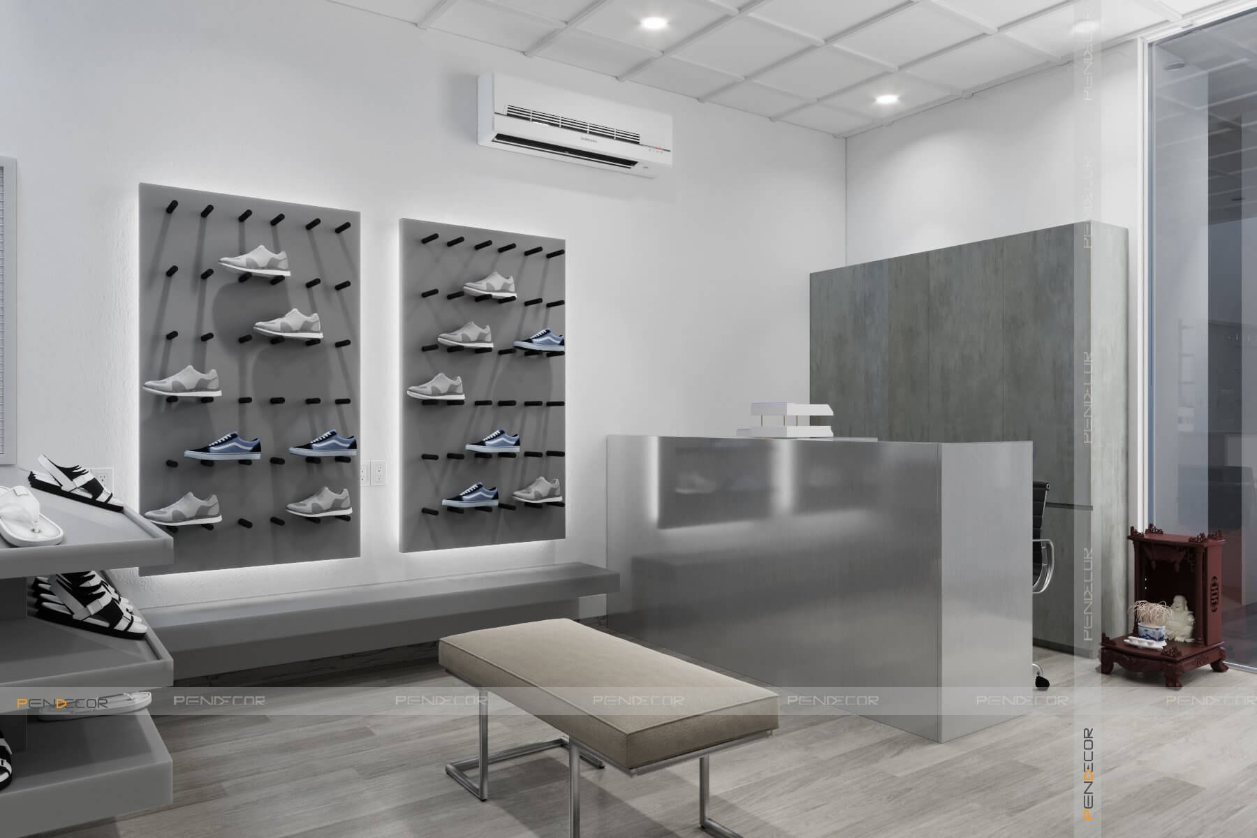 Thiết Kế Shop Giày Phụ Kiện Alex House