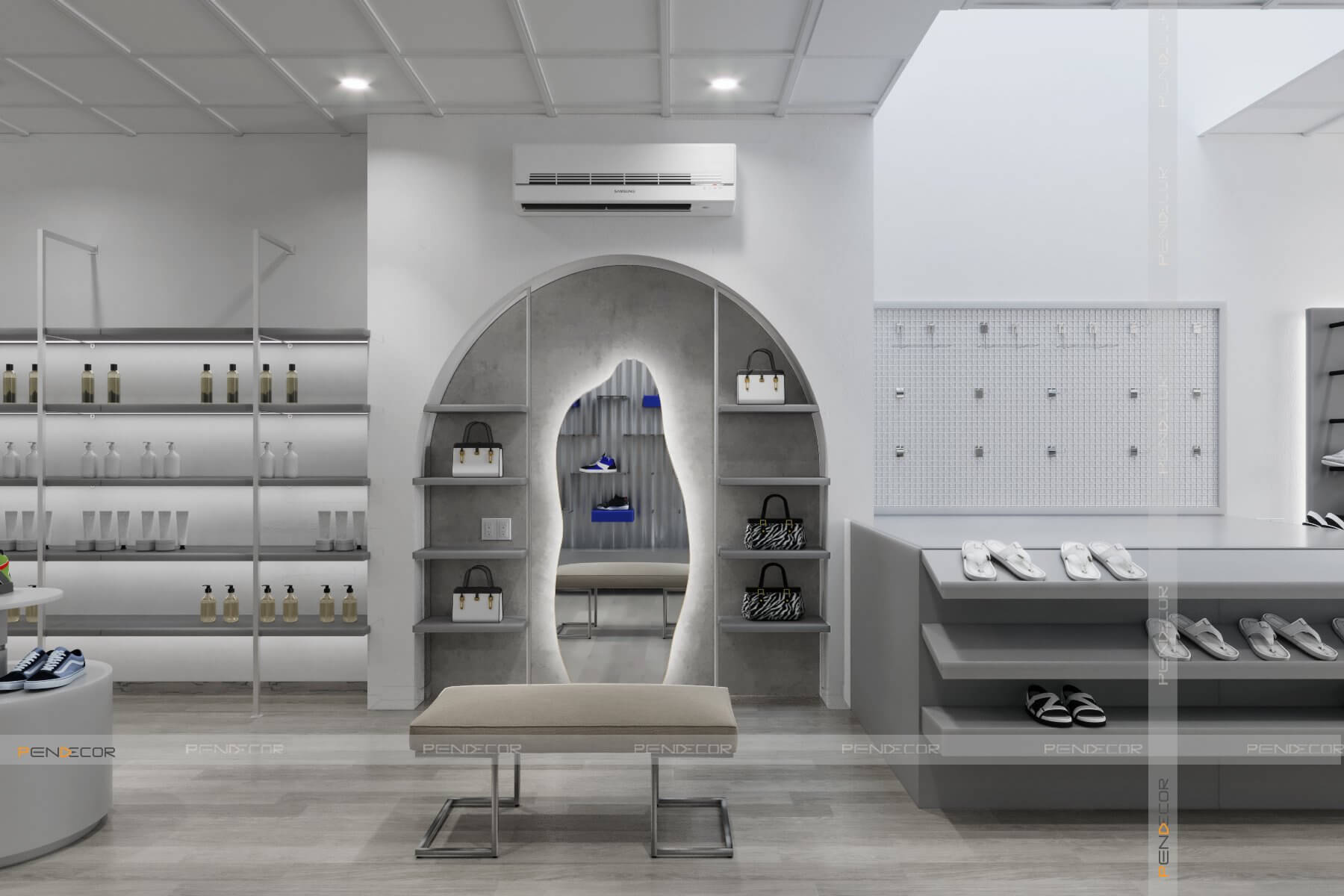 Thiết Kế Shop Giày Phụ Kiện Alex House