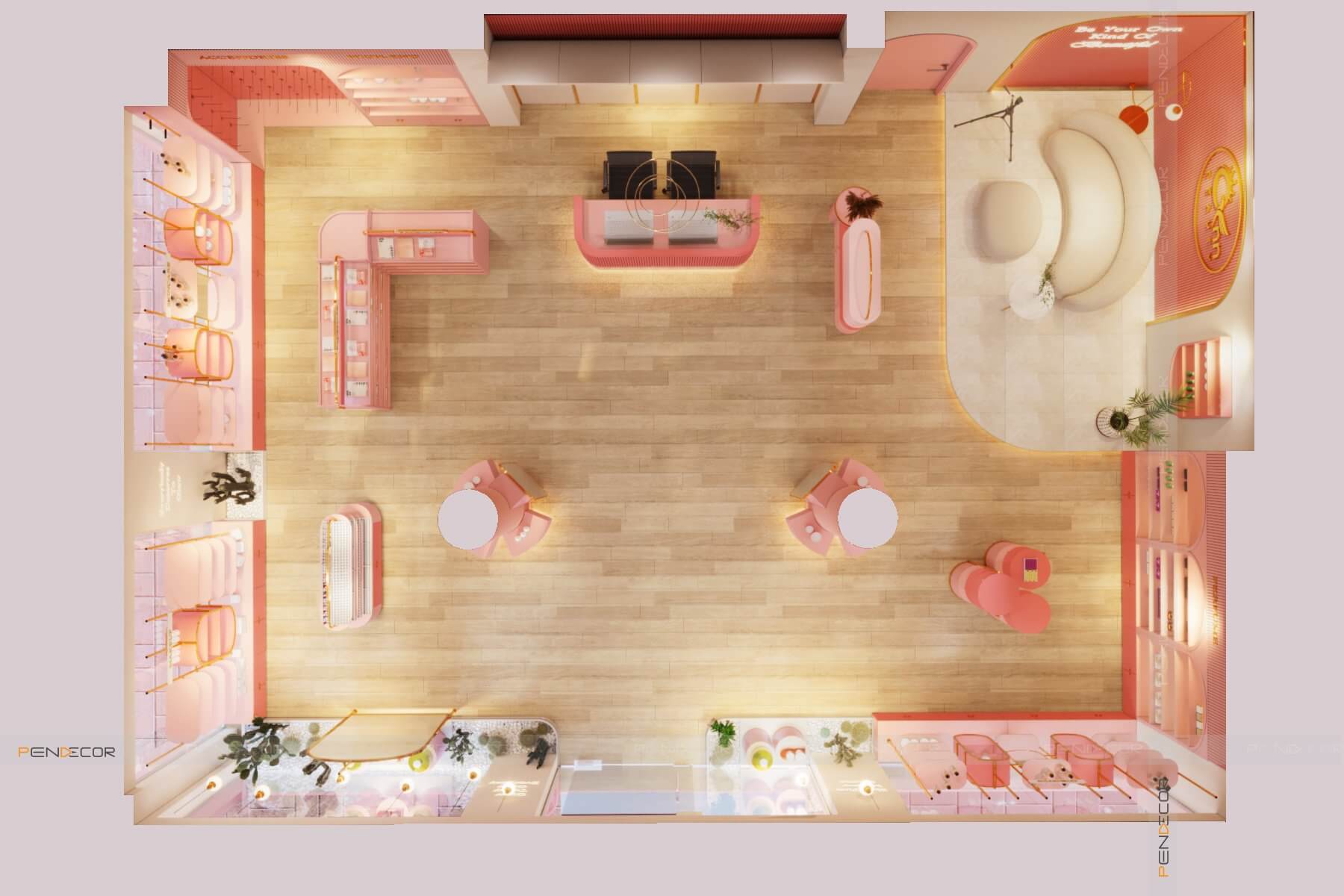 Thiết Kế Shop Mỹ Phẩm CYNN