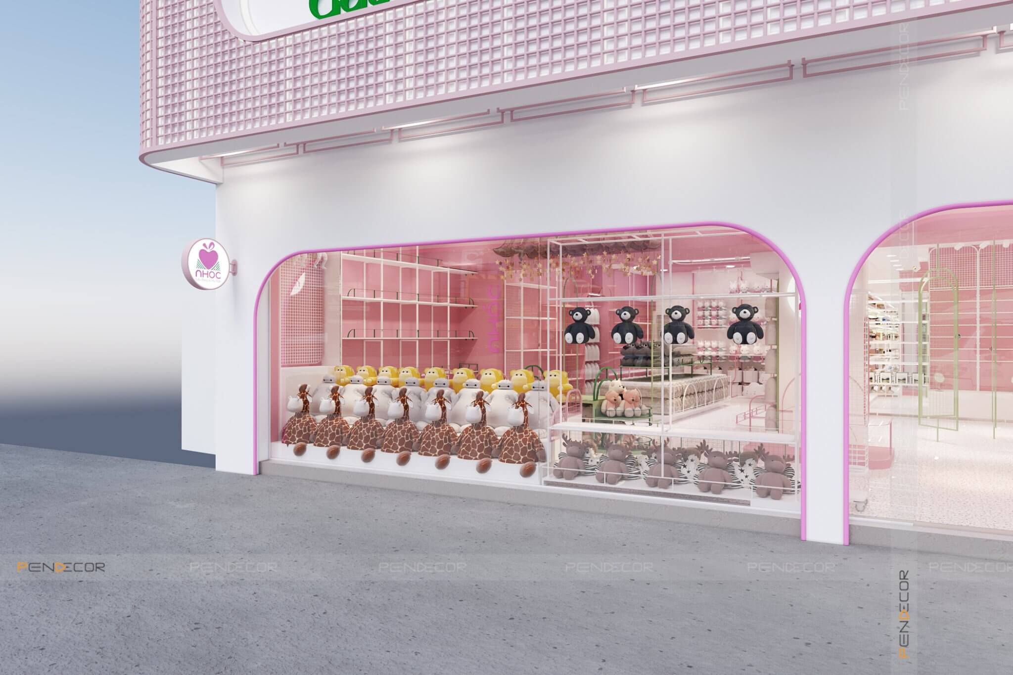 Thiết Kế Shop Gấu Bông Nhóc