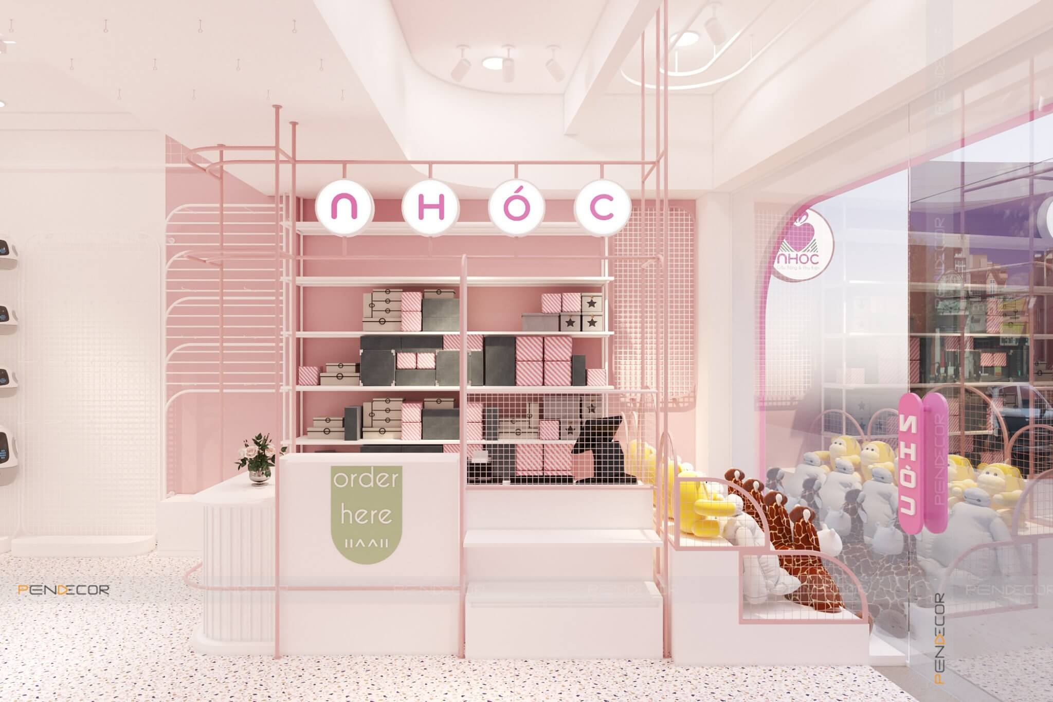 Thiết Kế Shop Gấu Bông Nhóc