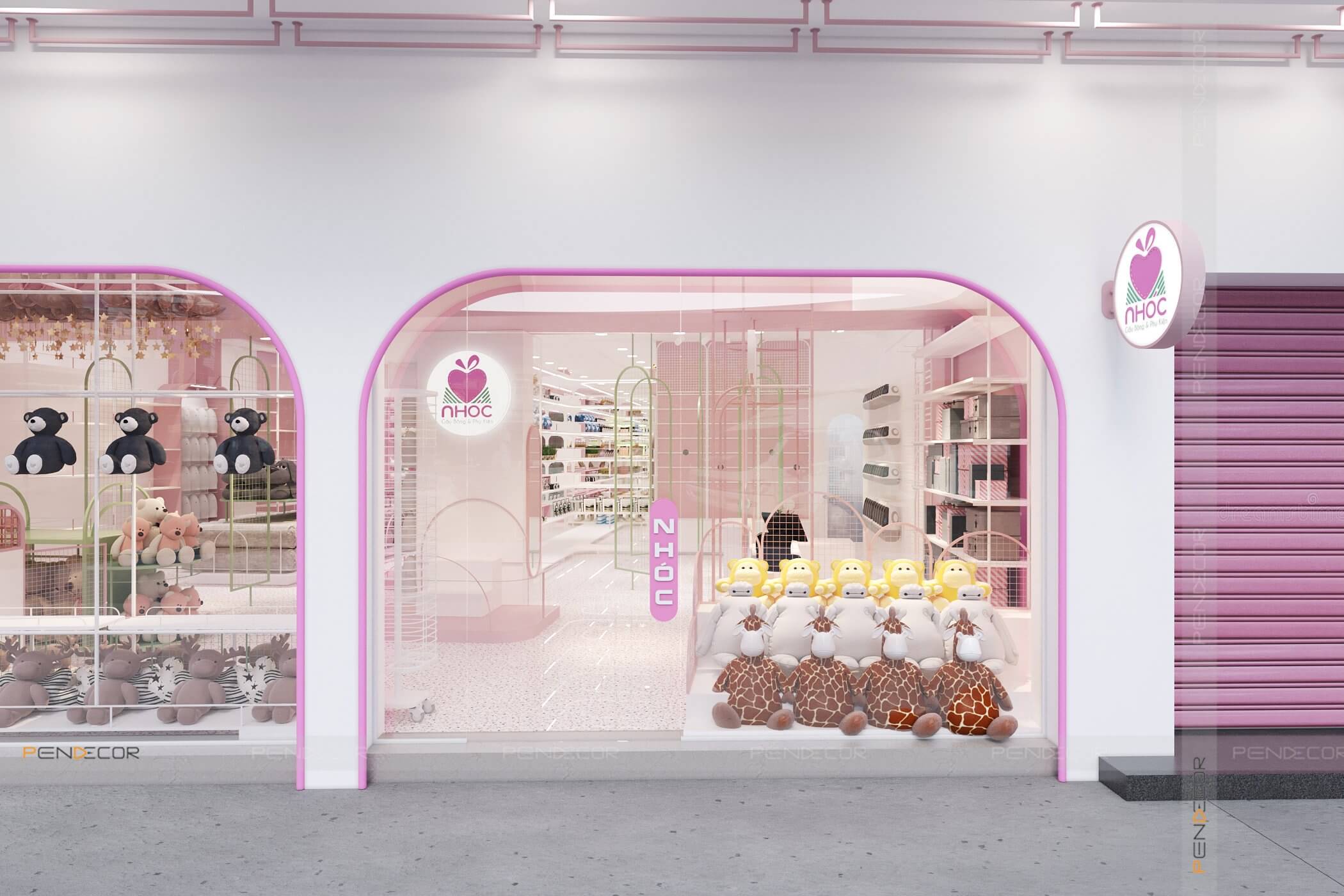 Thiết Kế Shop Gấu Bông Nhóc